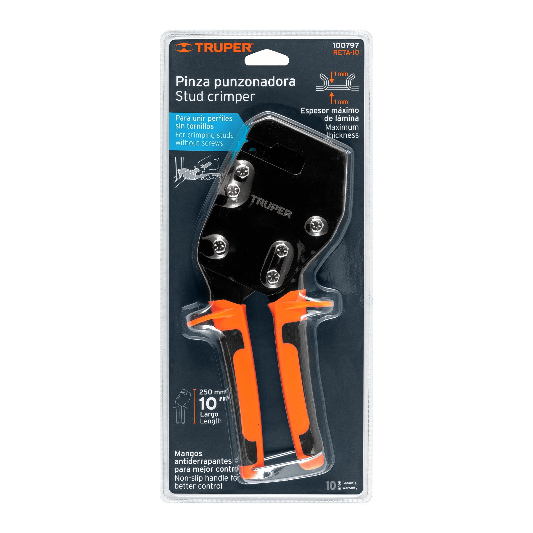 Punzonadora 10" de perfiles, TRUPER
