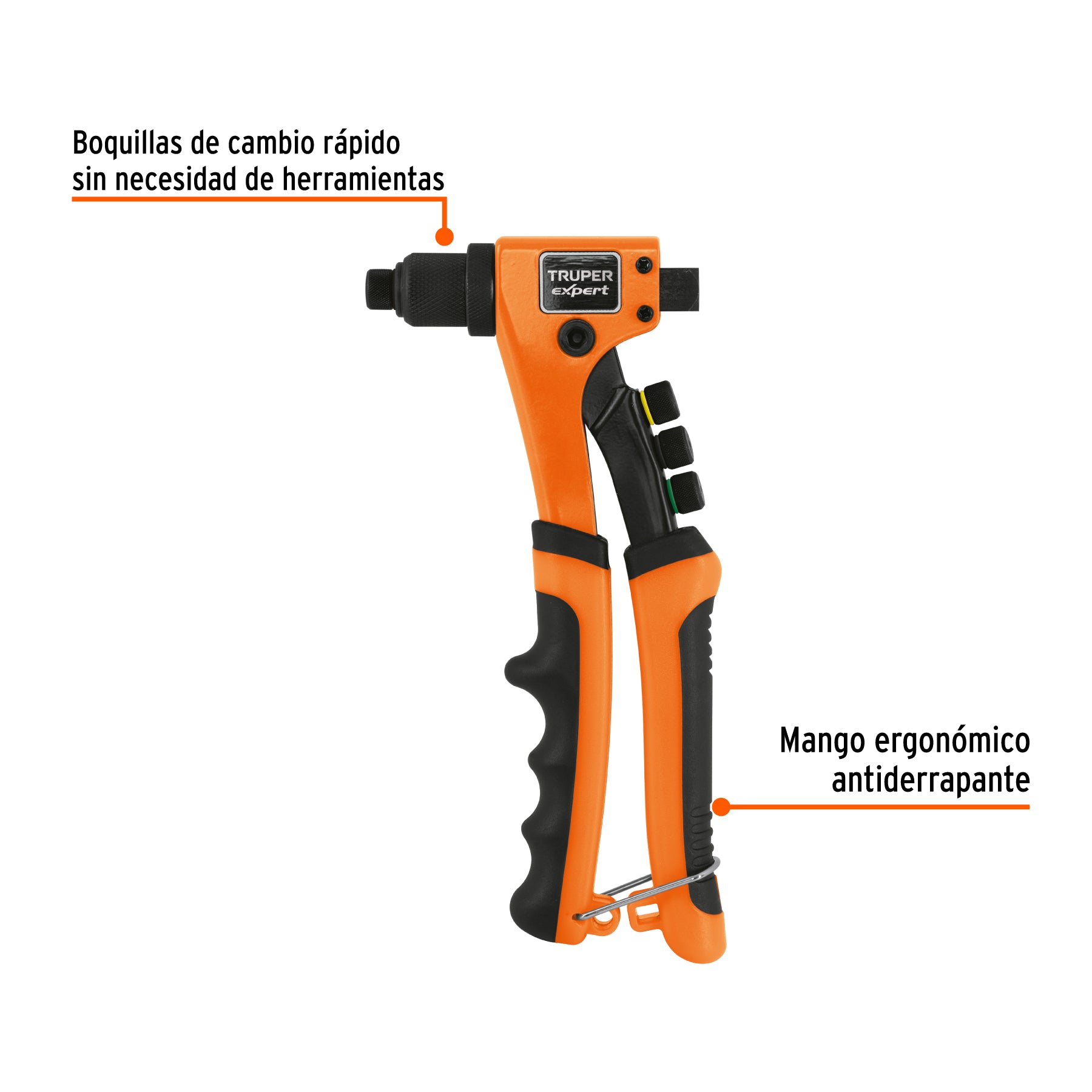 Remachadora profesional 8", TRUPER EXPERT