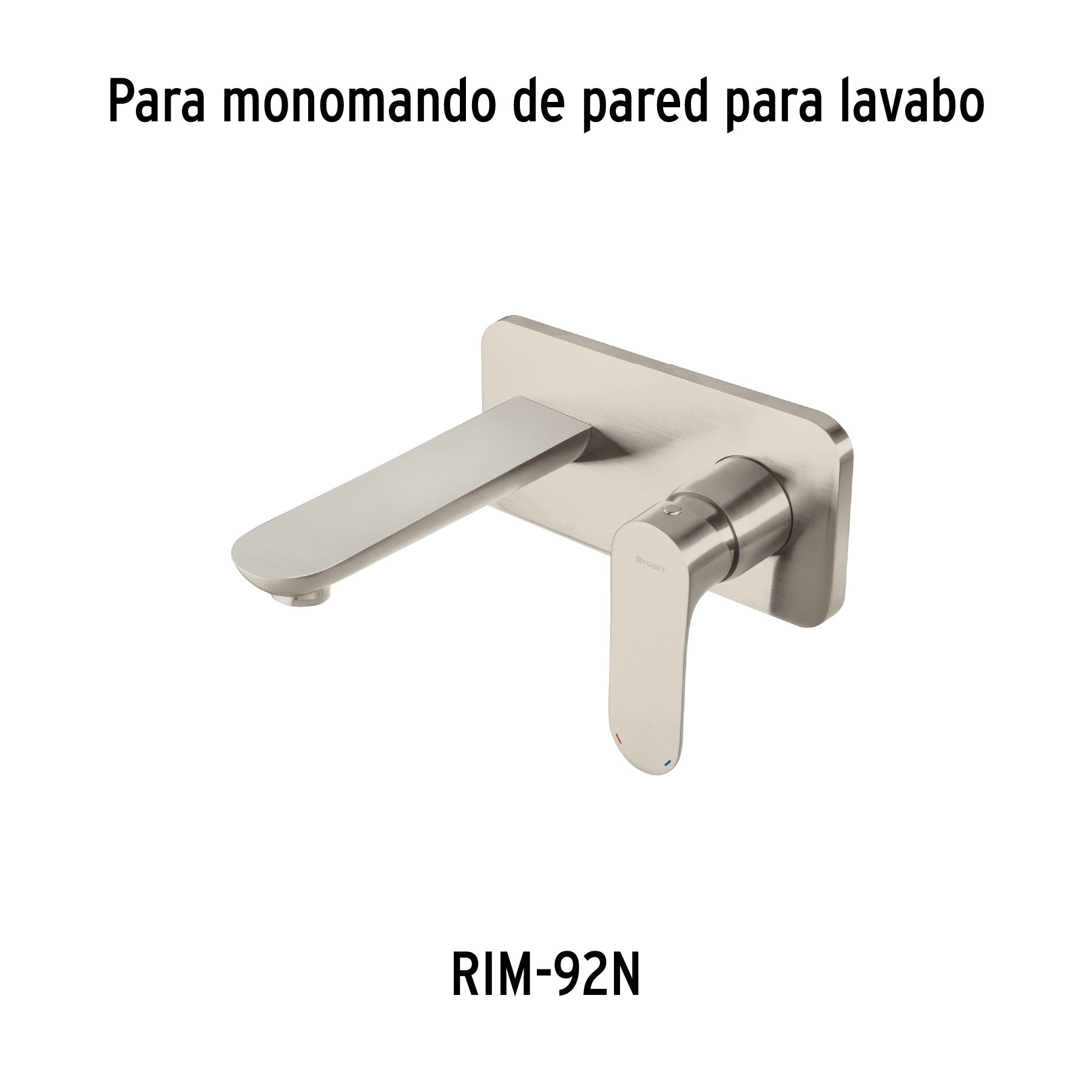Maneral palanca para monomandos, satín, RIVIERA