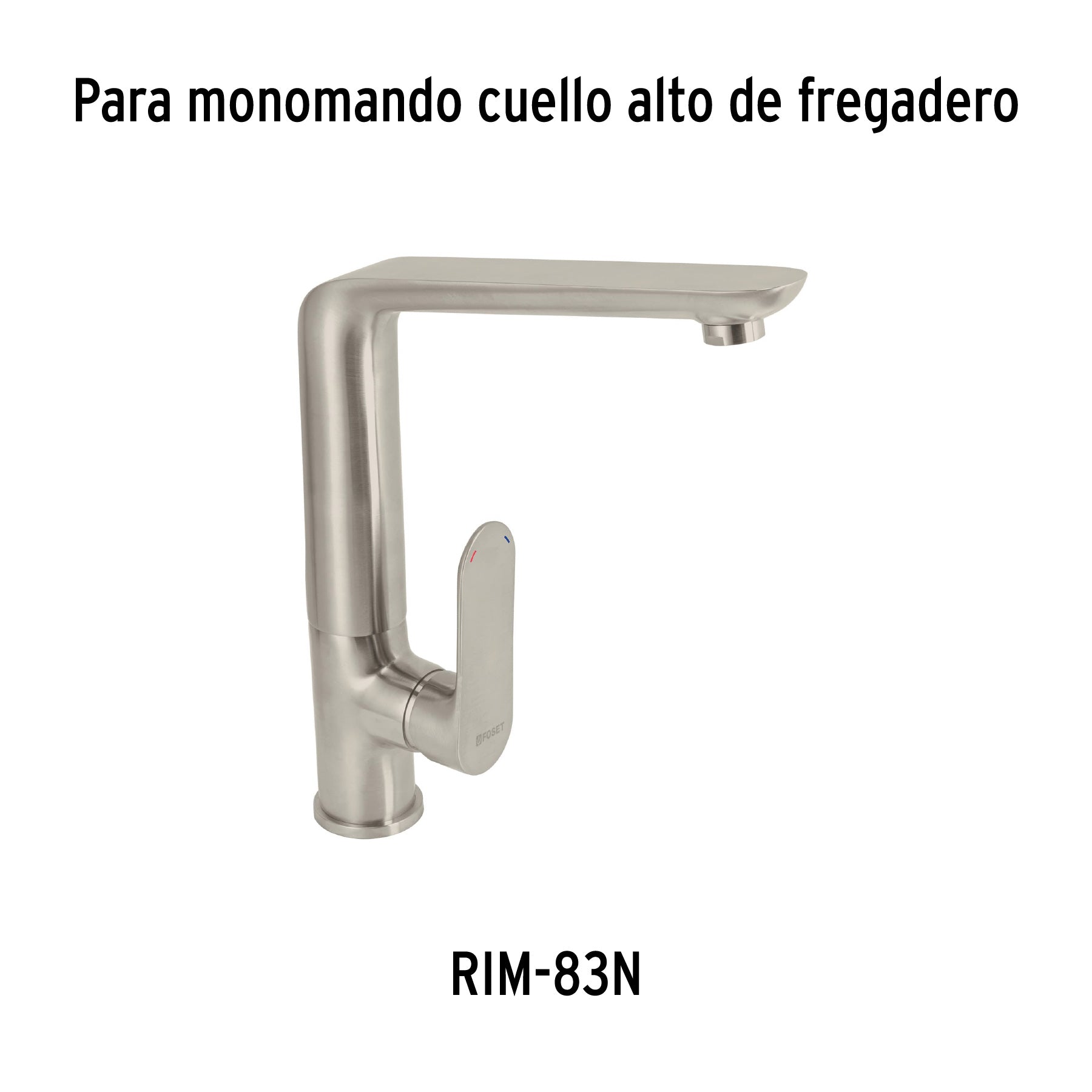 Maneral palanca para monomandos, satín, RIVIERA
