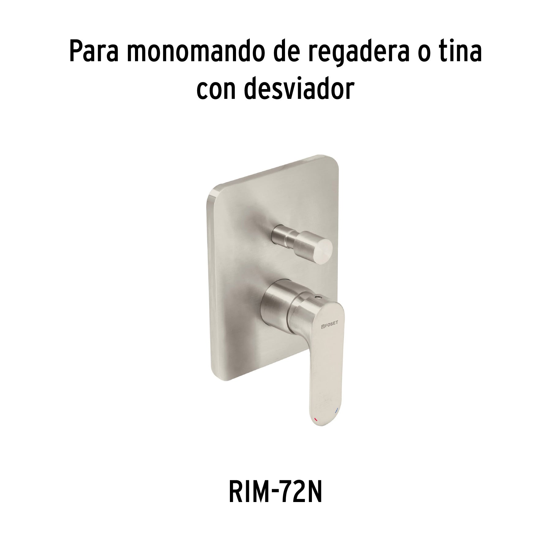 Maneral palanca para monomandos, satín, RIVIERA