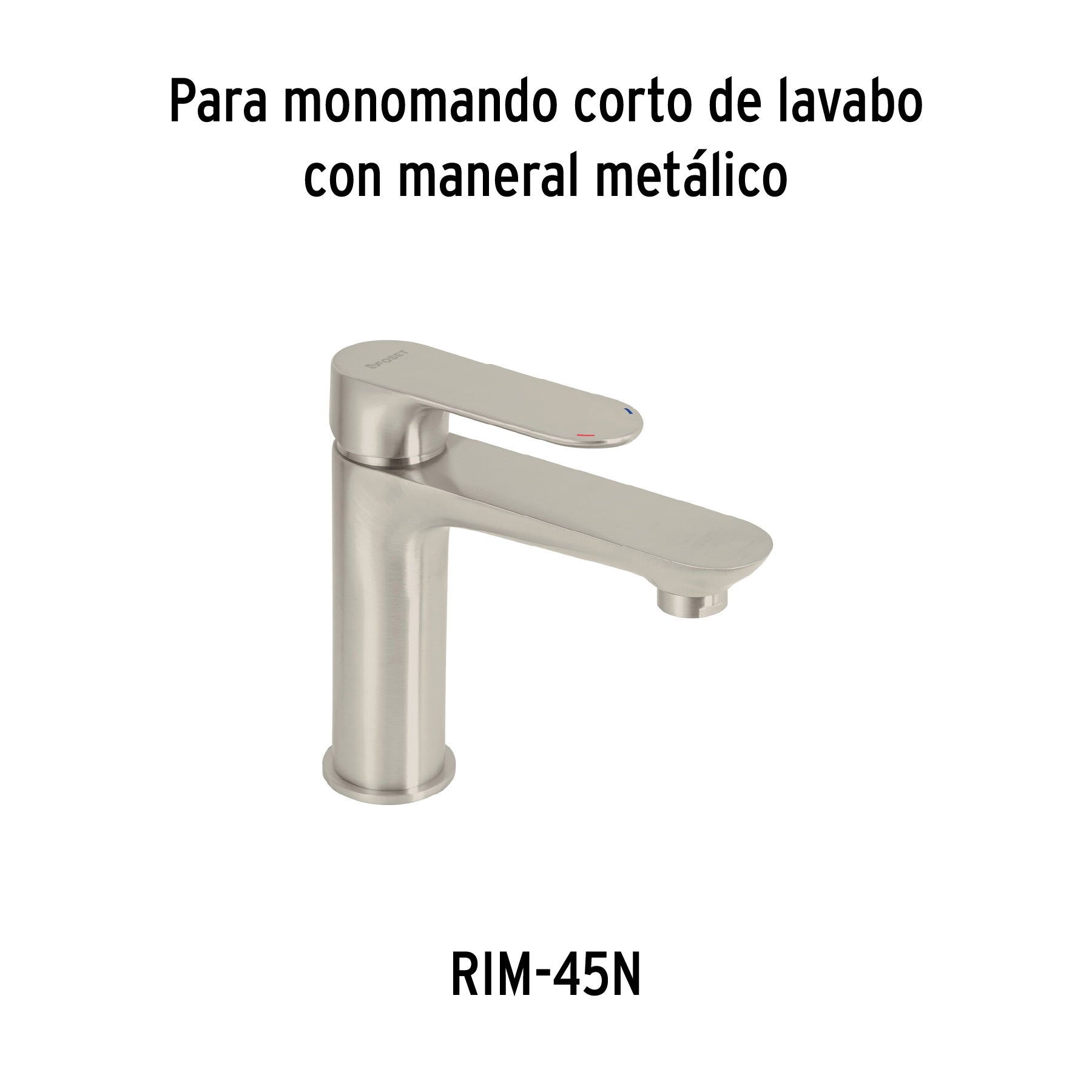 Maneral palanca para monomandos, satín, RIVIERA