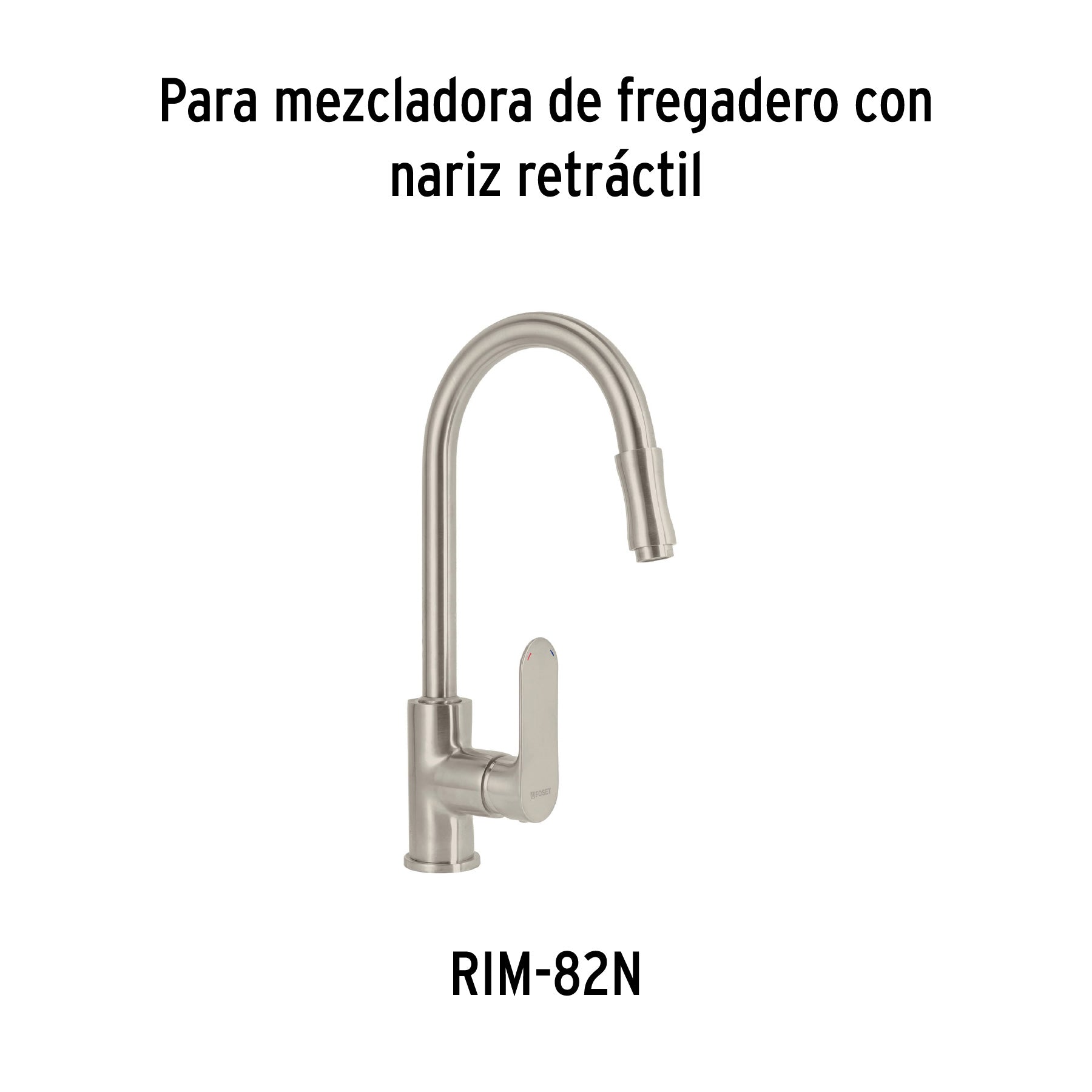 Maneral palanca para monomandos, satín, RIVIERA