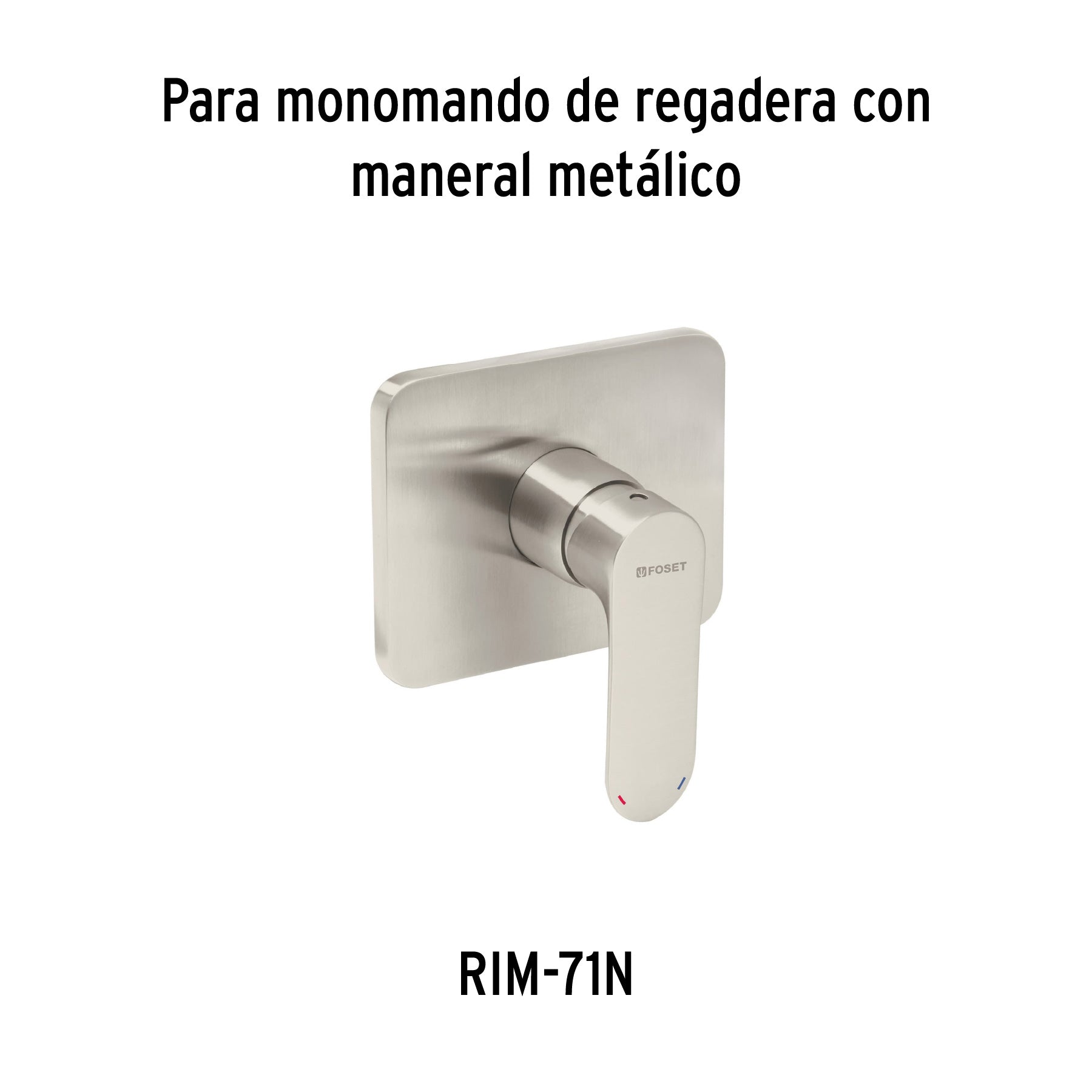 Maneral palanca para monomandos, satín, RIVIERA
