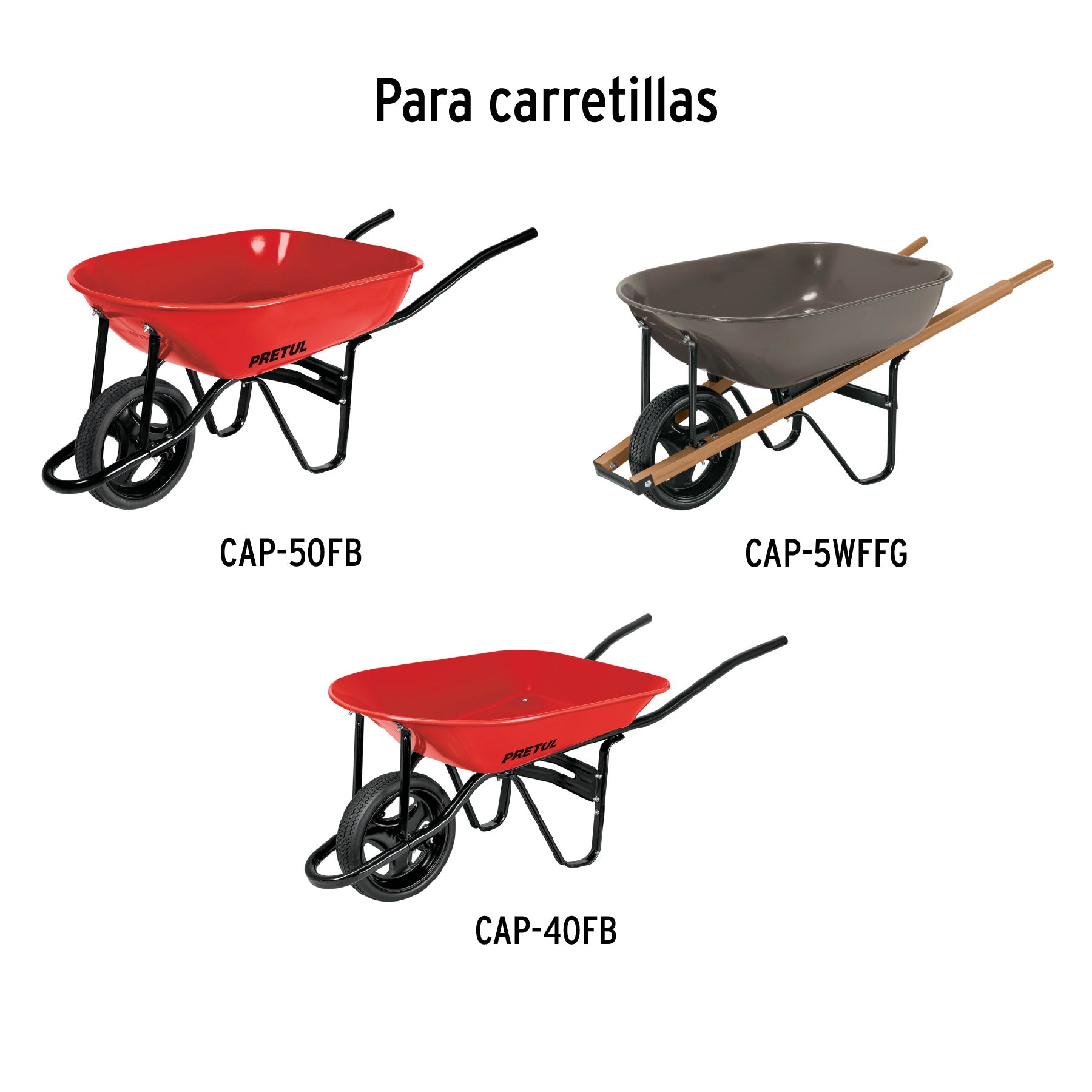 Llanta completa imponchable 13-1/2", incluye eje y baleros
