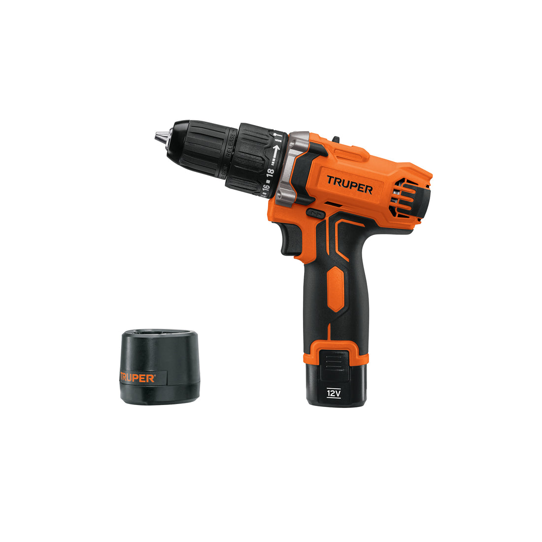 Rotomartillo/destornillador compacto 3/8", 12V, 1 bat 2Ah