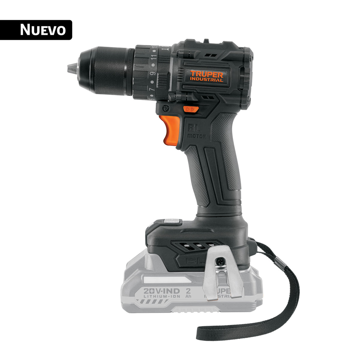Rotomartillo/destornillador 1/2", 20V, 70Nm, sin accesorios