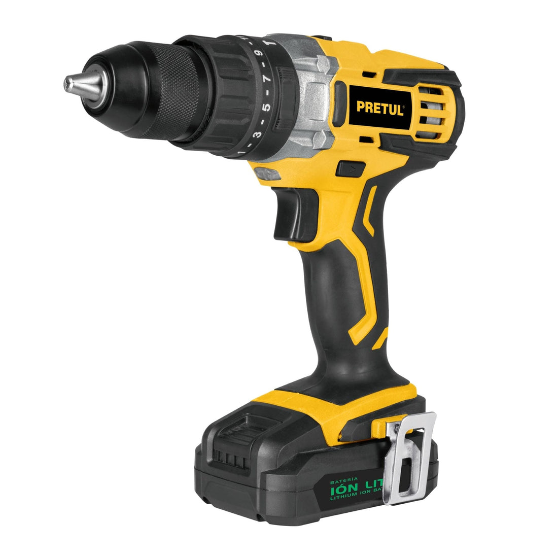 Rotomartillo 1/2", 20V, 1 batería 2Ah, PRETUL
