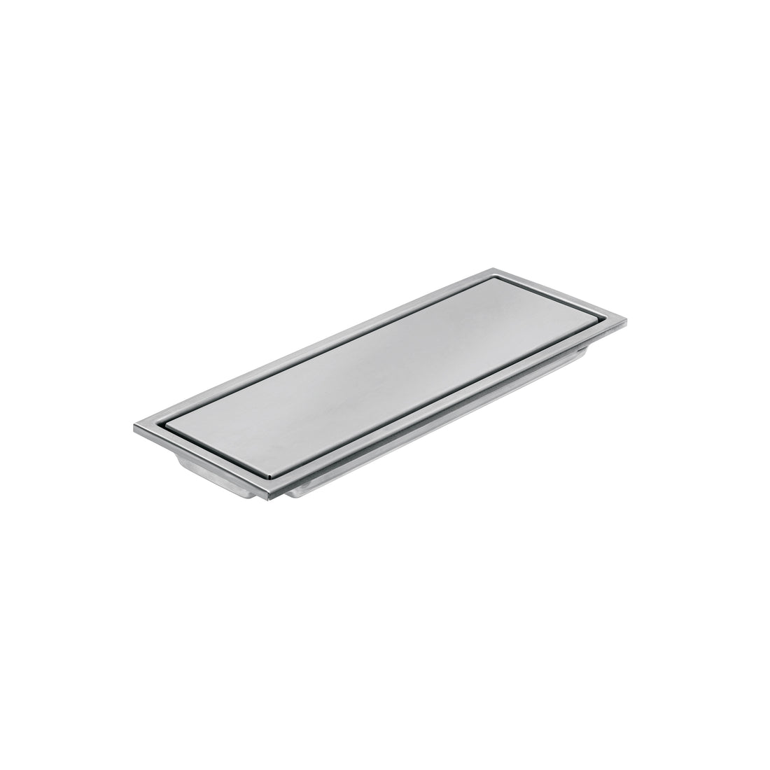 Resumidero rectangular 30x11cm reversible, inox, FOSET AQUA