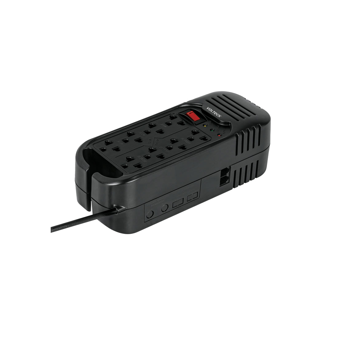 Regulador de voltaje de 1600 VA / 800 W 8 contactos, VOLTECK