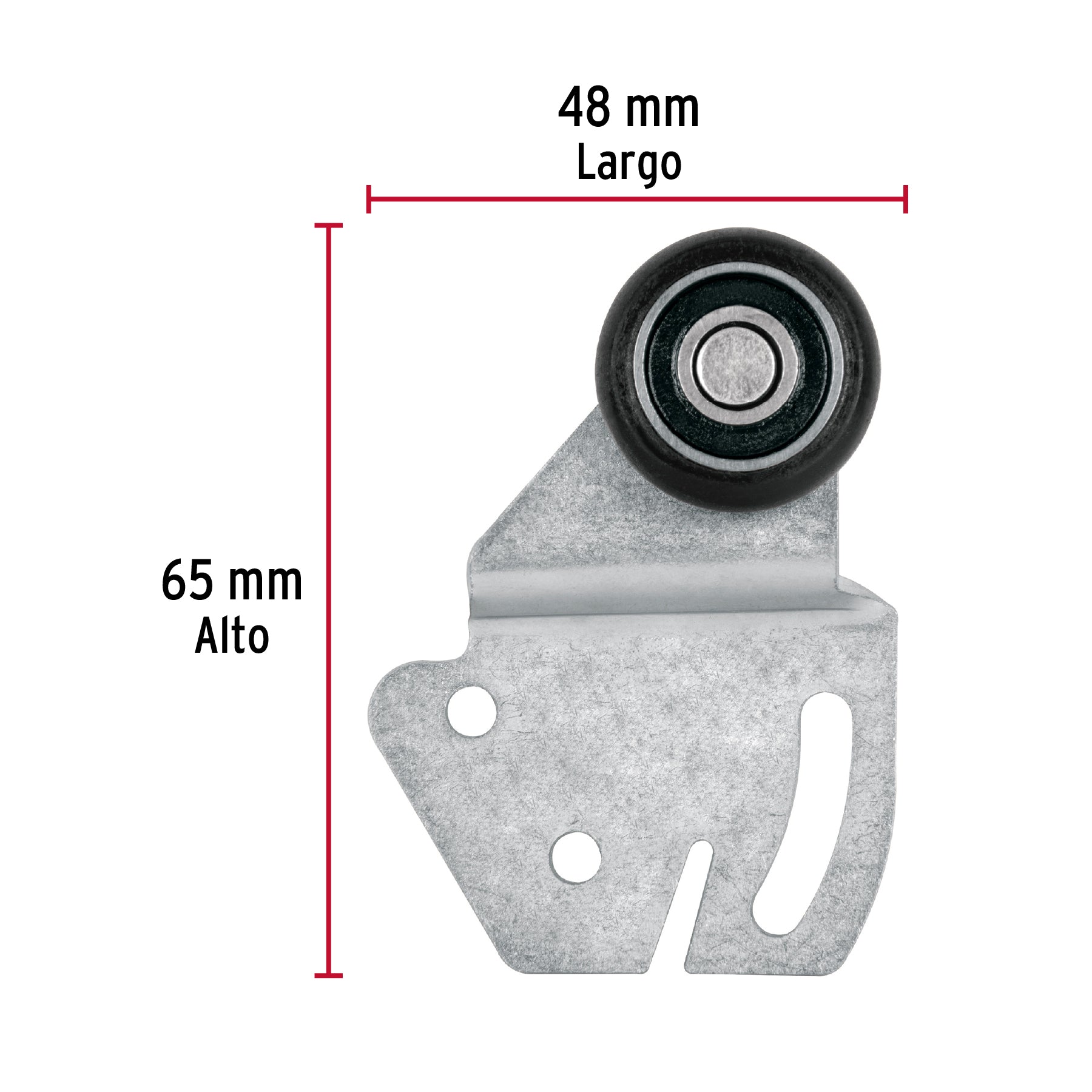 Sistema corredizo para riel superior de clóset, HERMEX