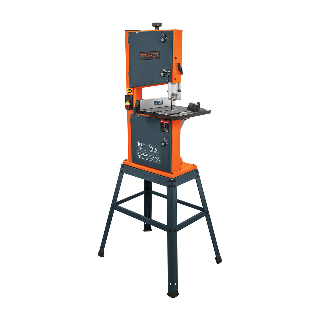 Sierra cinta 10", 1/3 HP (250 W), TRUPER