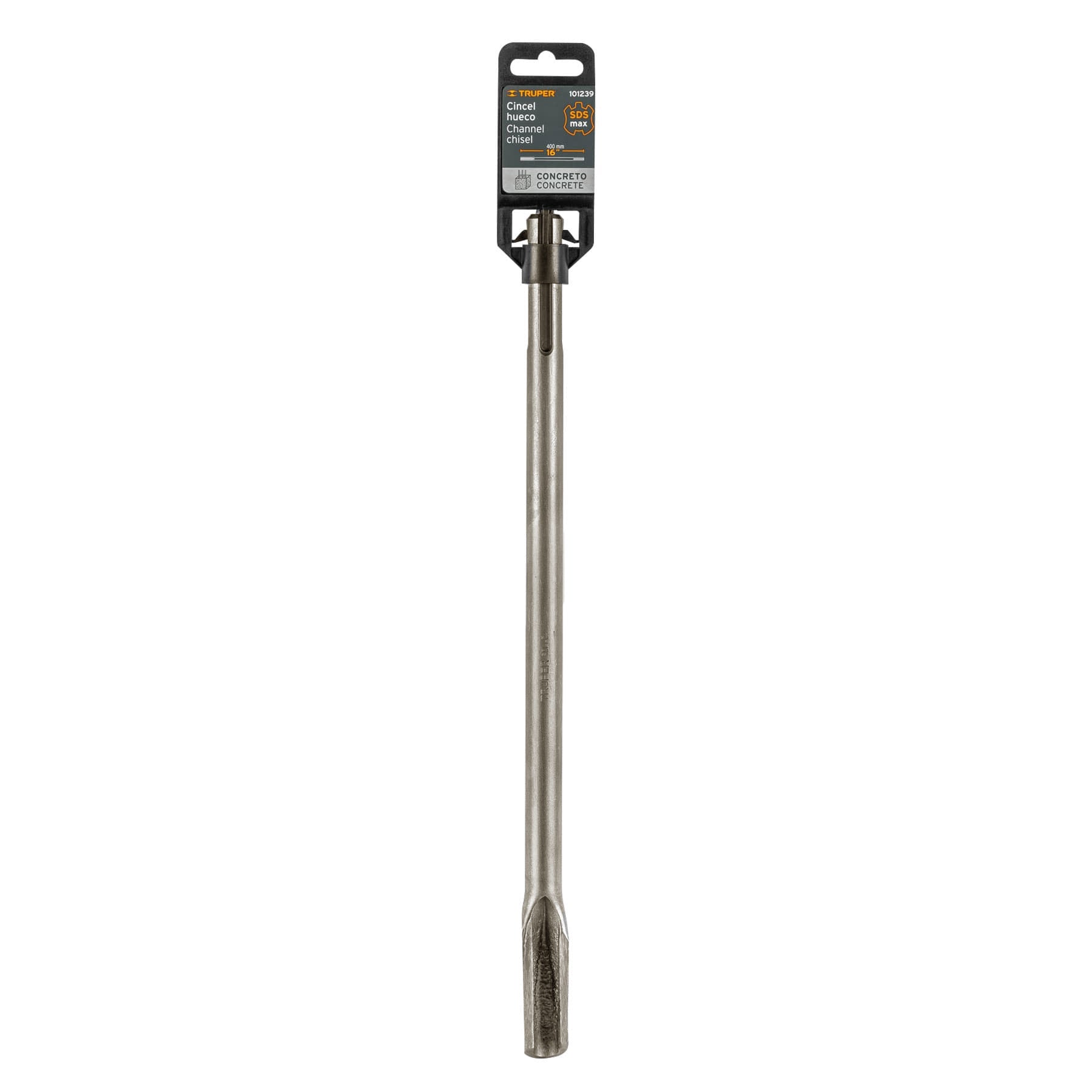 Cincel hueco para acanalado SDS max 7/8" x 16", TRUPER