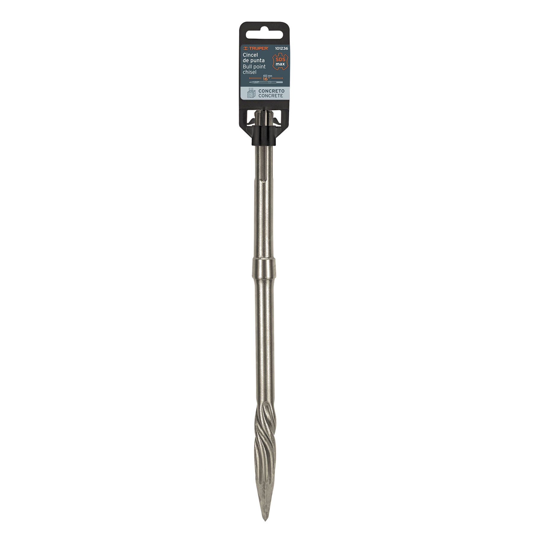 Cincel de punta SDS max de 16", TRUPER