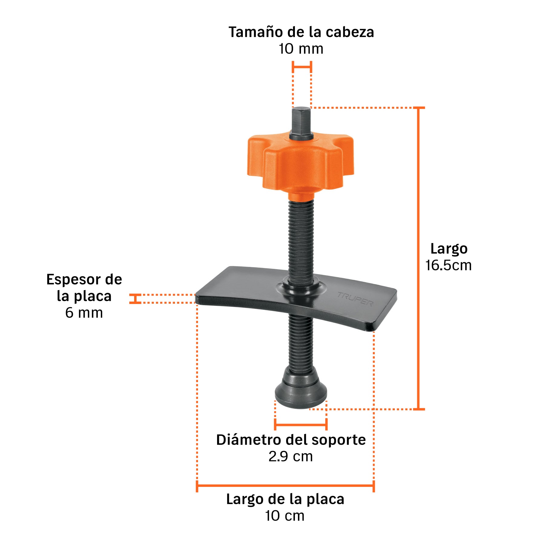 Separador de balatas para frenos de disco, TRUPER