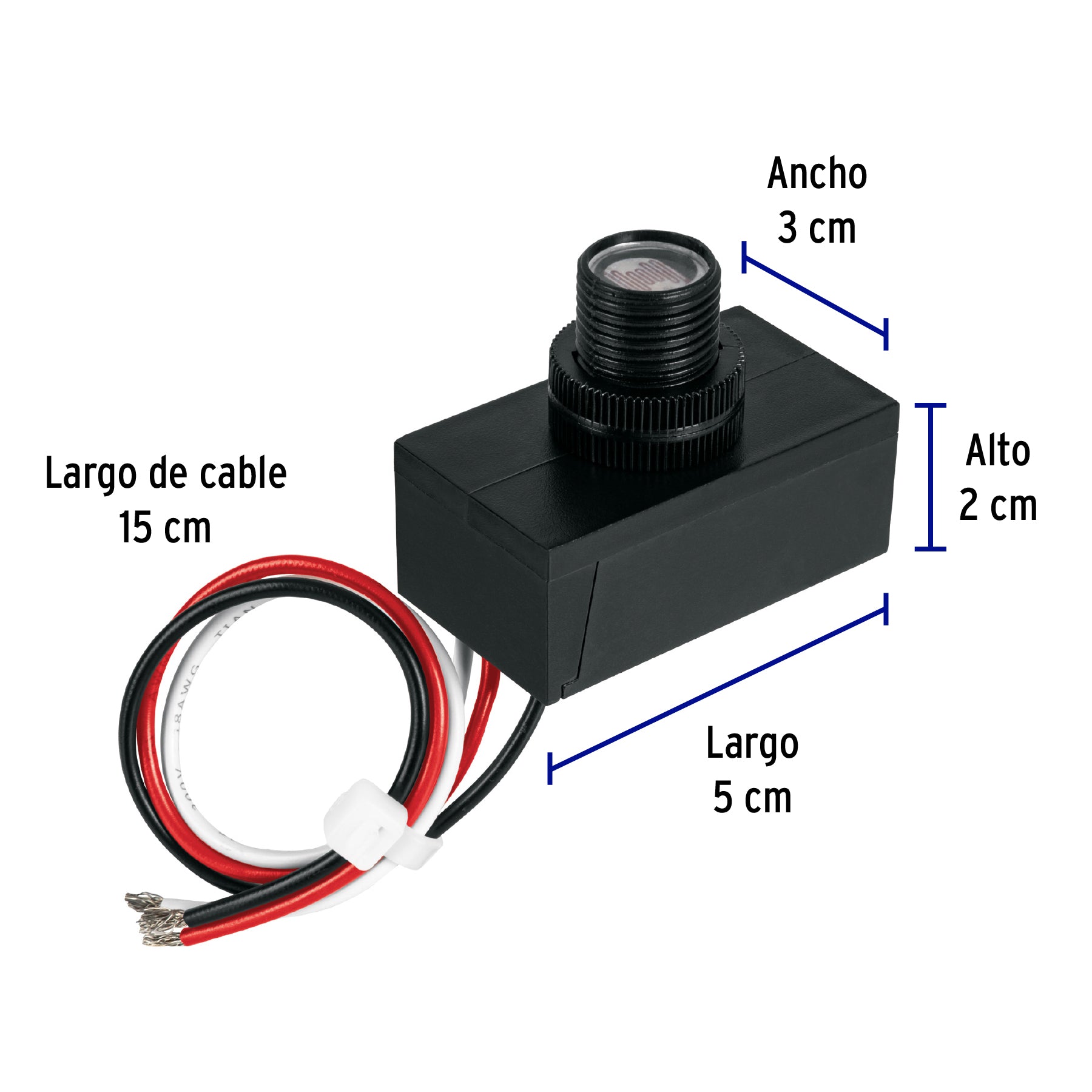 Interruptor fotoeléctrico 127 V, VOLTECK
