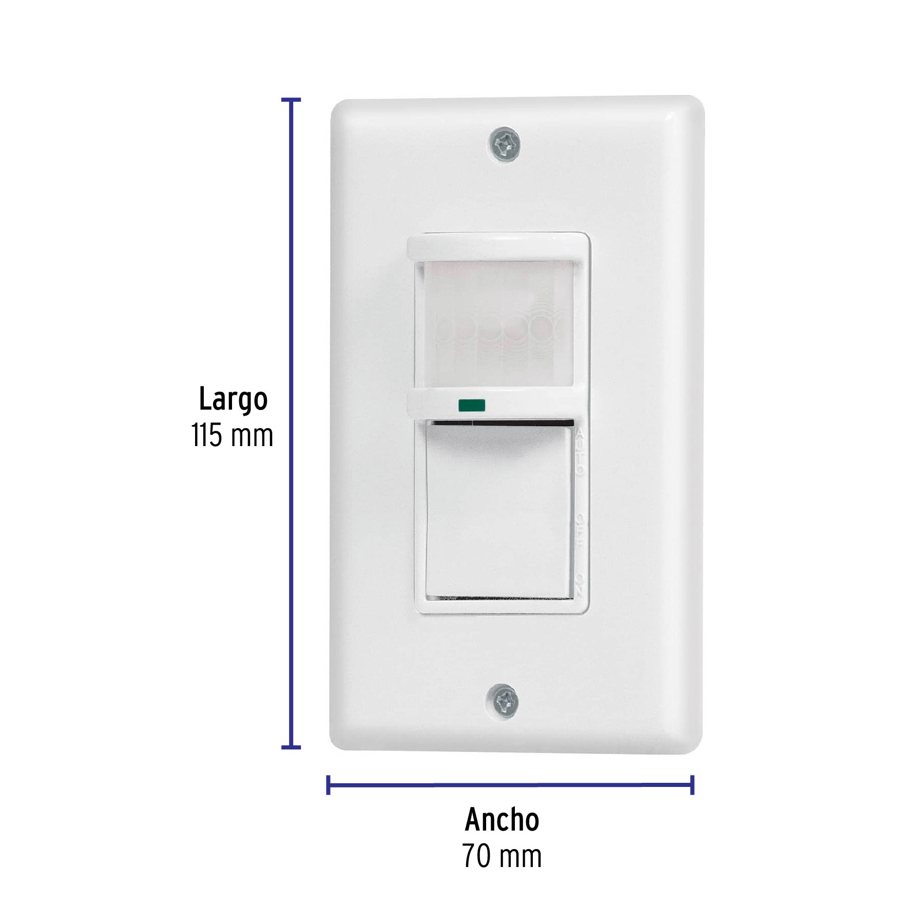 Sensor de movimiento con interruptor de pared, VOLTECK