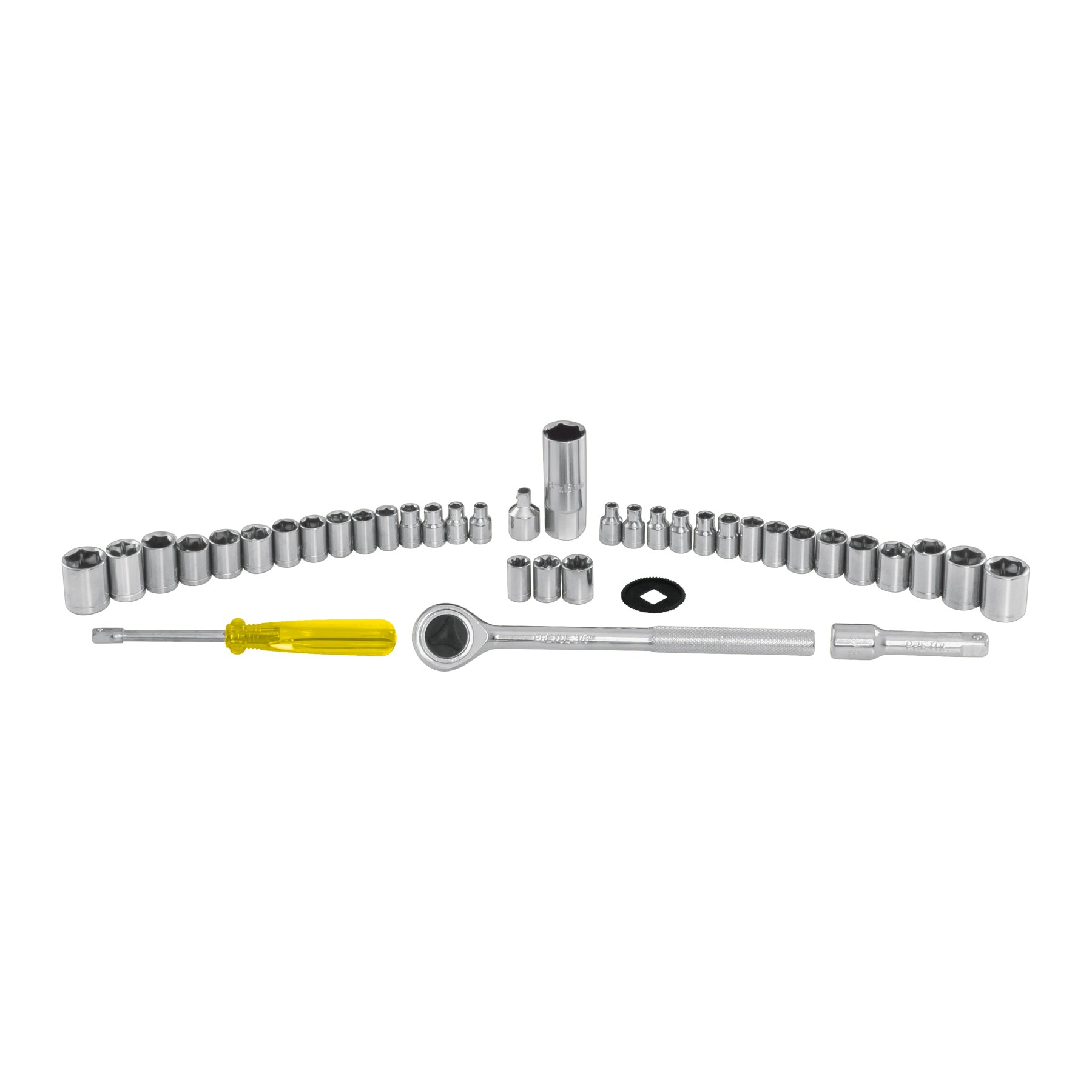 Juego de 39 herramientas 1/4" y 3/8" para mecánico, PRETUL