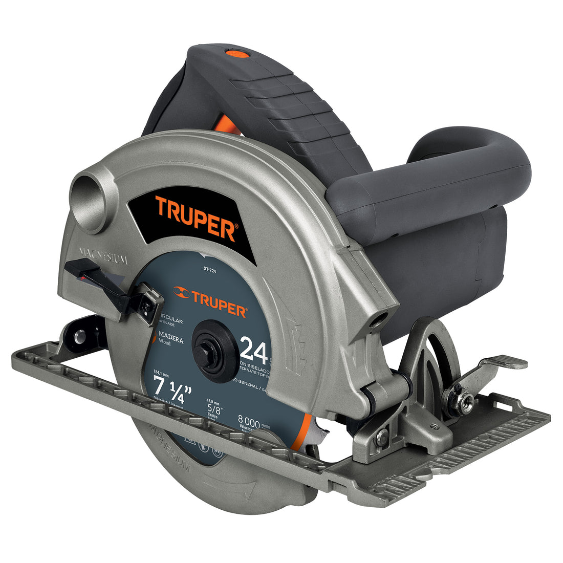 Sierra circular 7-1/4", industrial, 1600 W