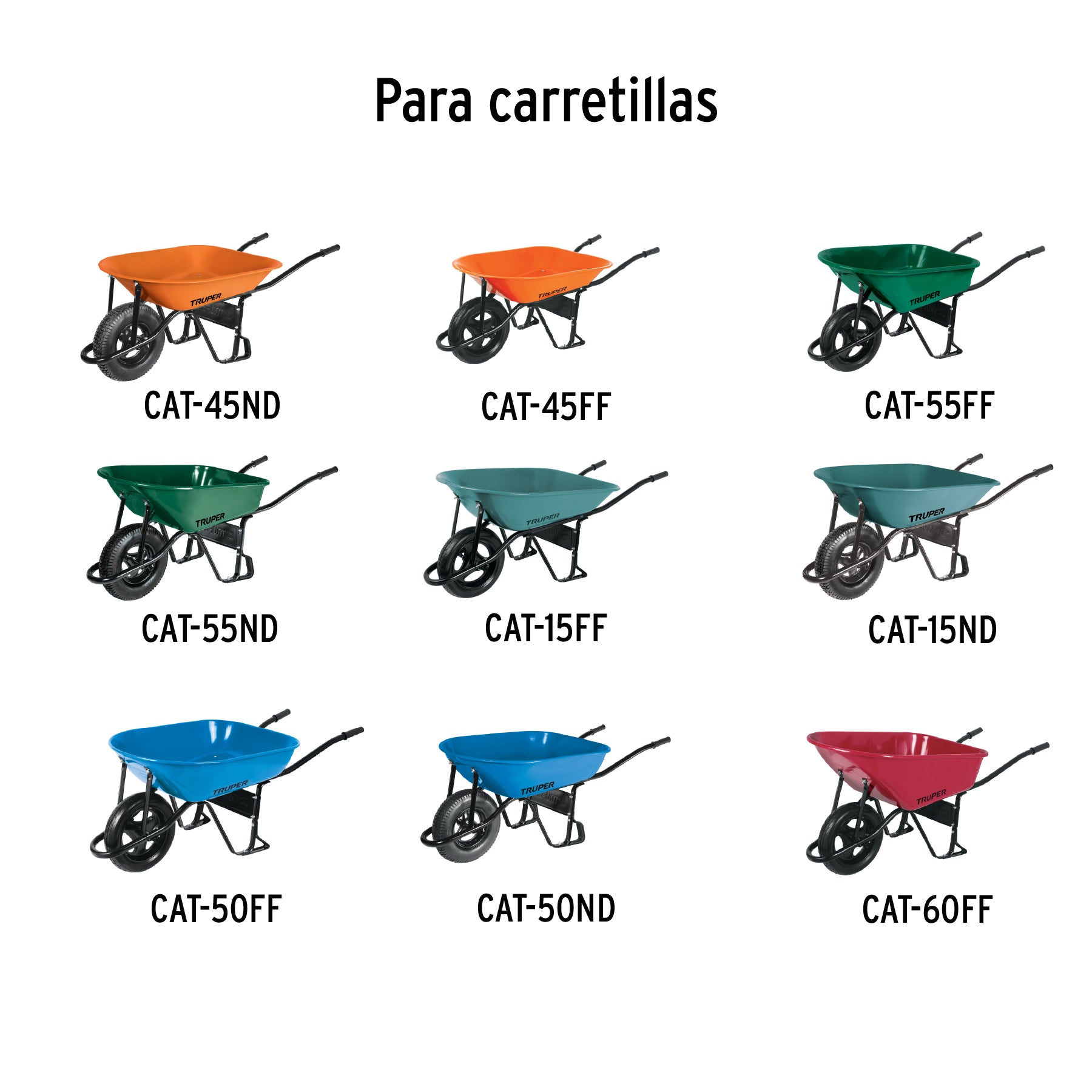2 soportes calibre 15 para carretillas TRUPER