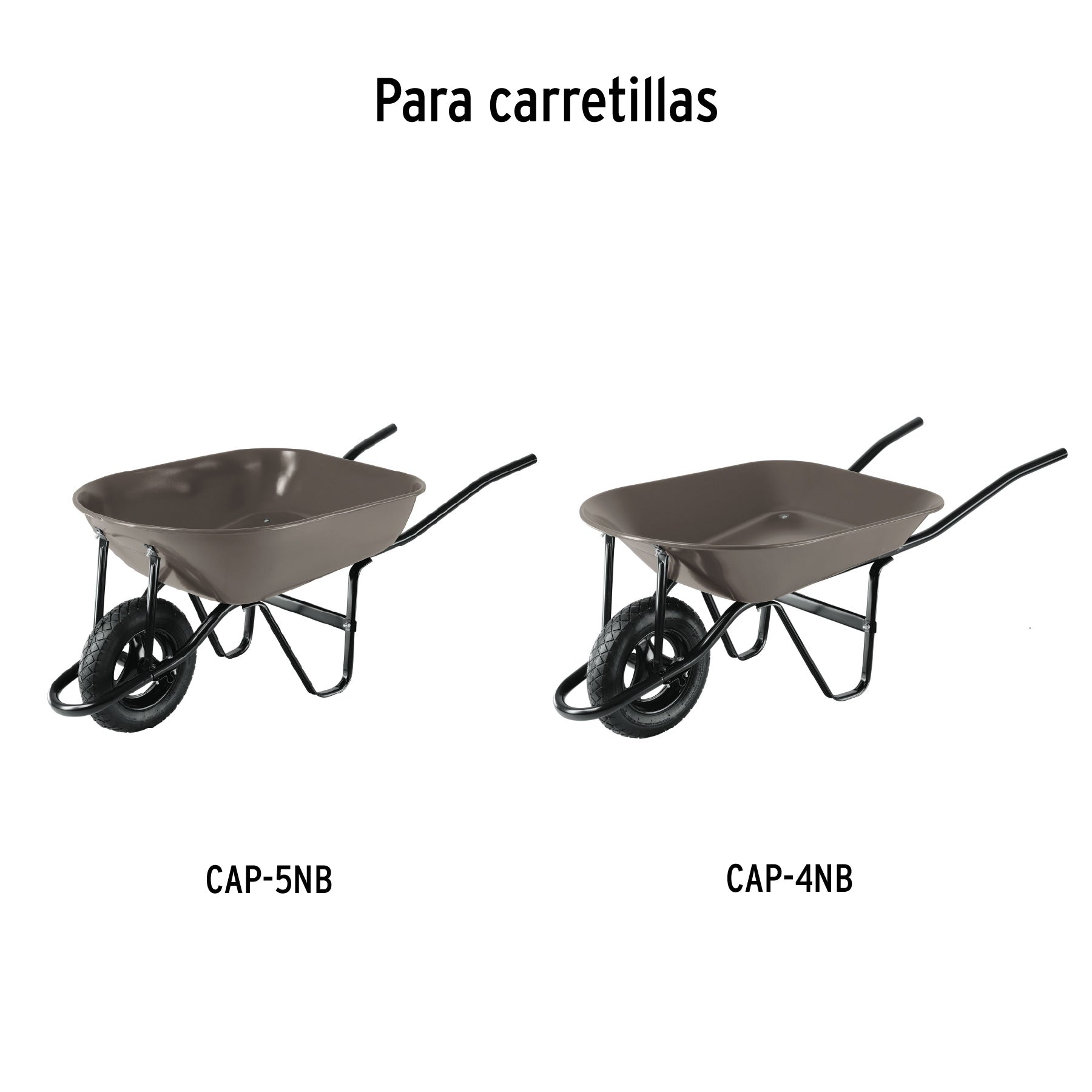 2 soportes calibre 16 para carretillas grises PRETUL