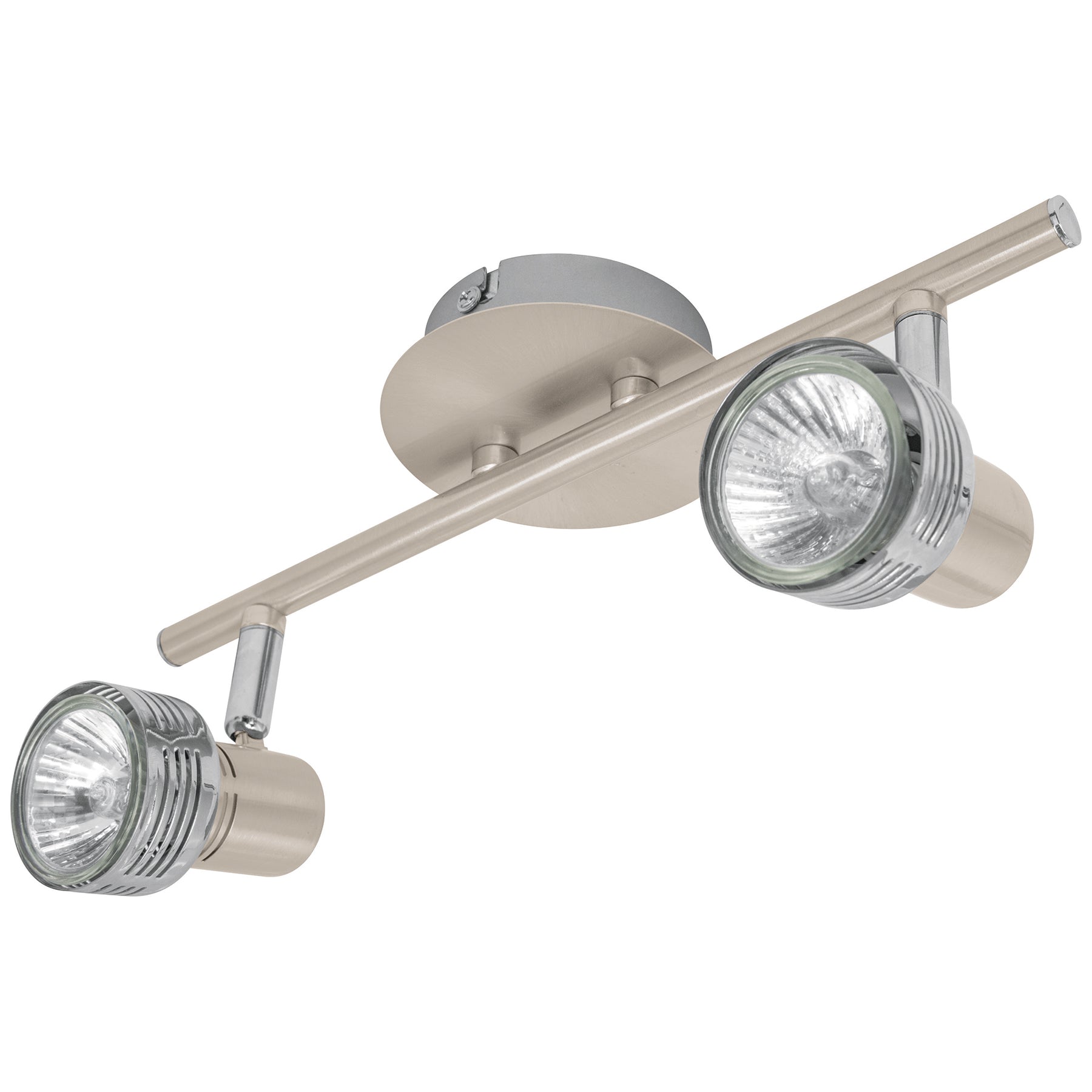 Luminario de sobreponer con 2 spots base GU10, VOLTECK