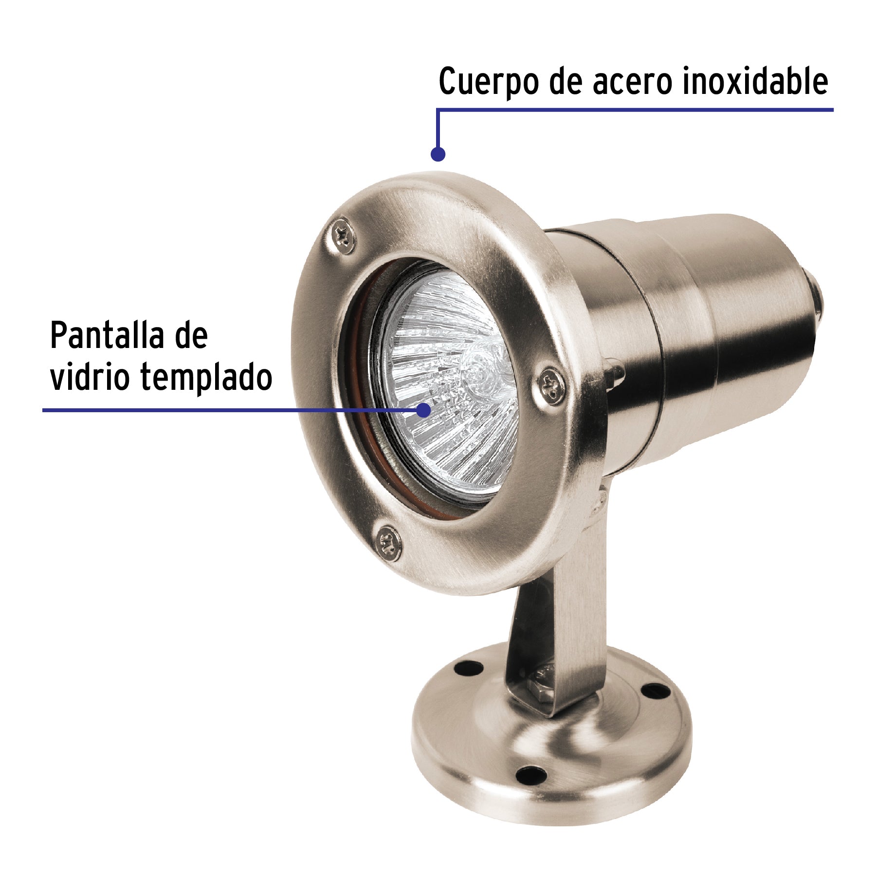 Sobrepuesto exterior, cilíndrico, spot, 1xMR16GU5.3, VOLTECK