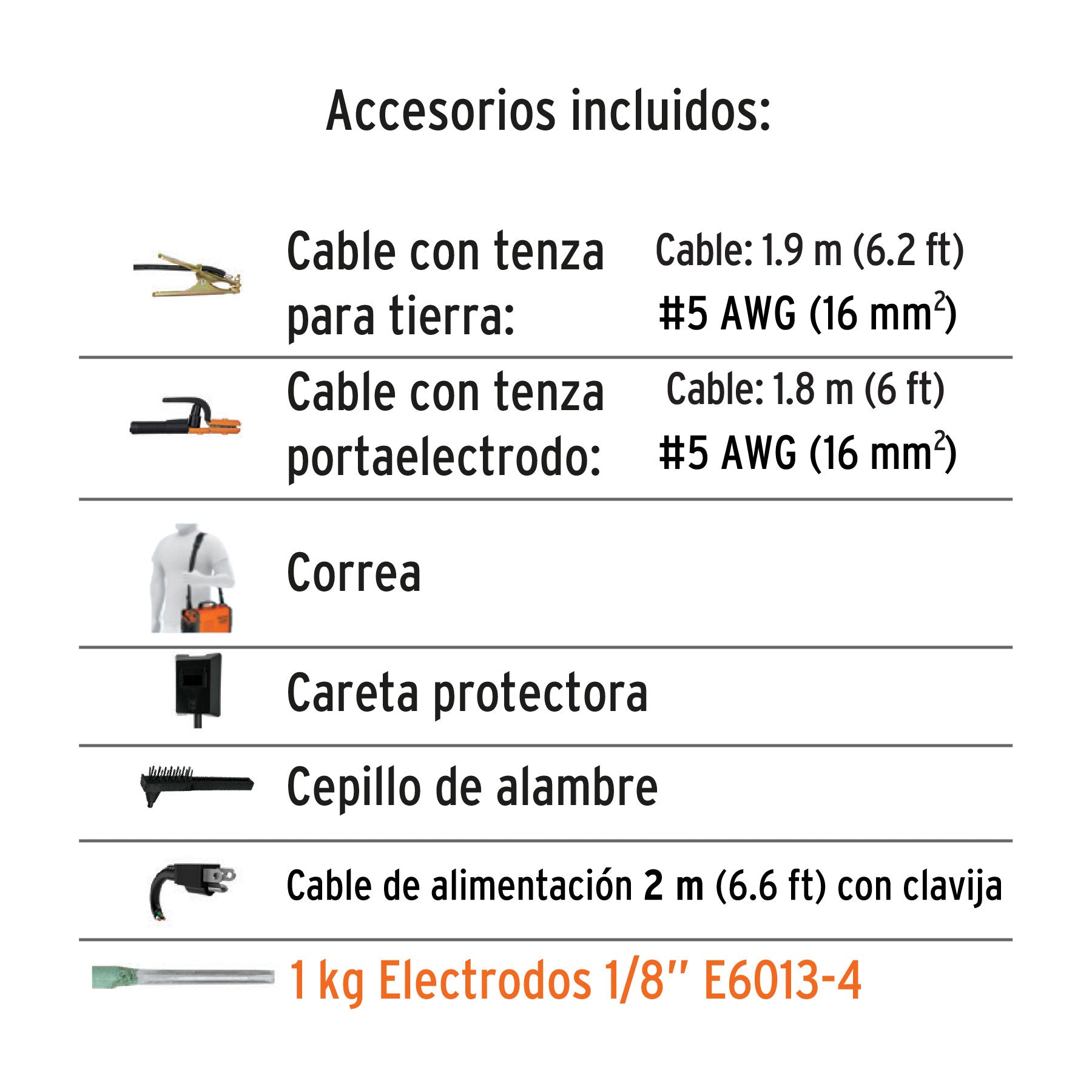 Mini soldadora inversora 130A, 127V, TRUPER EXPERT
