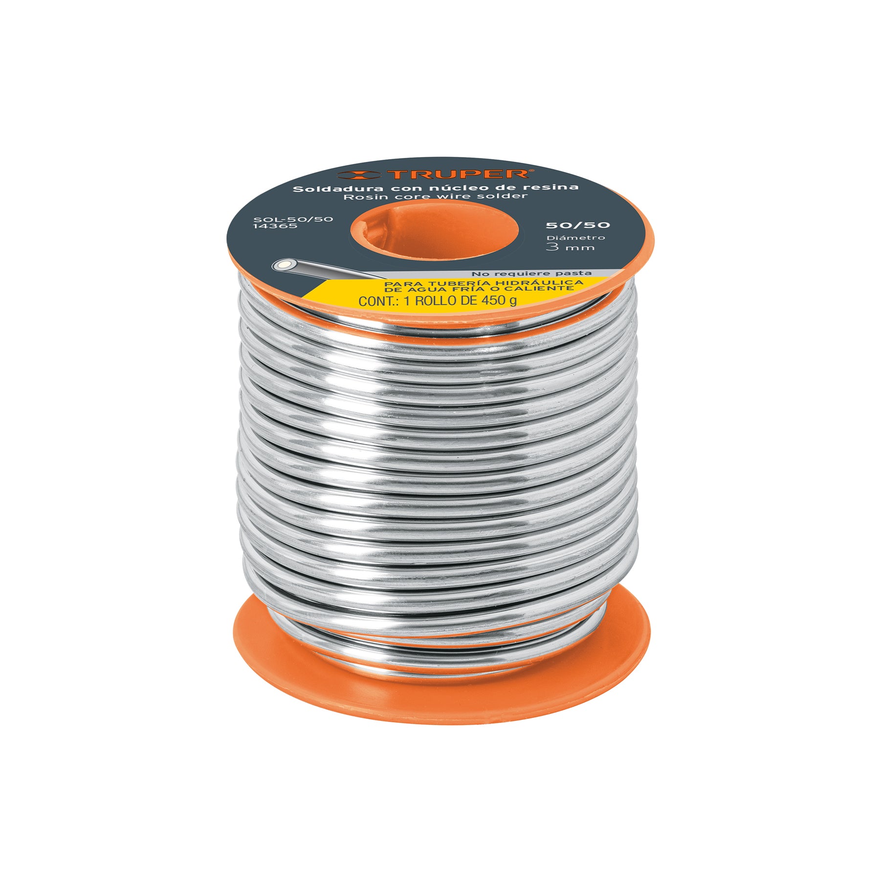 Soldadura 50/50 para tubería hidráulica, 450 g, SOLDAFÁCIL