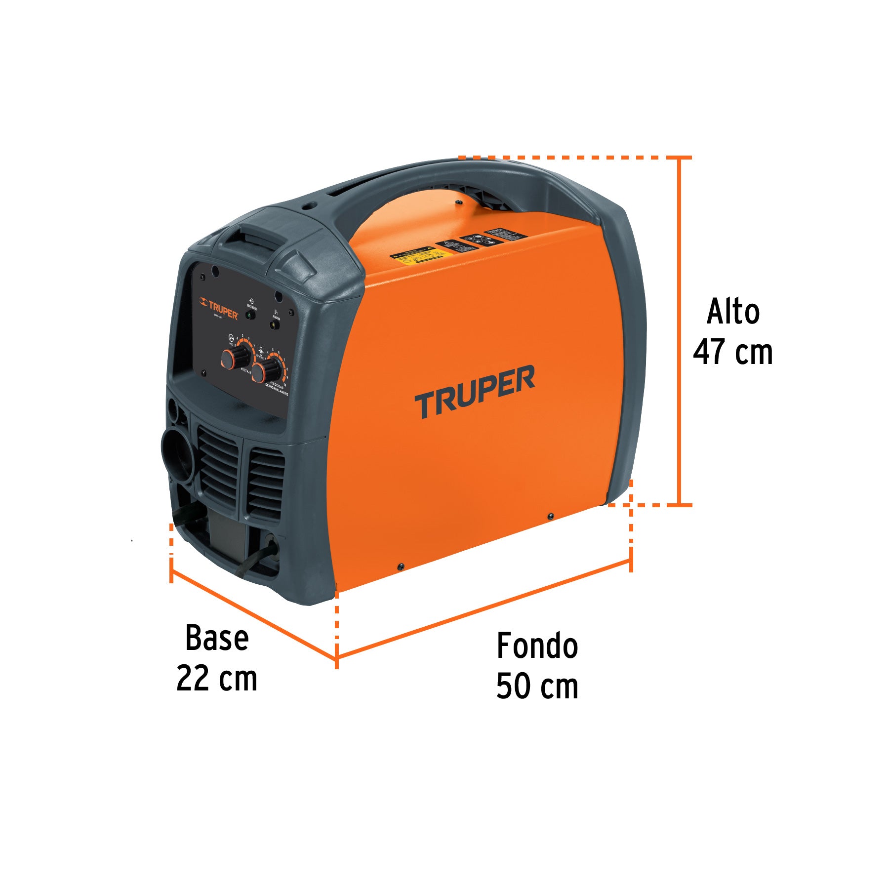 Soldadora para microalambre, 130A, TRUPER