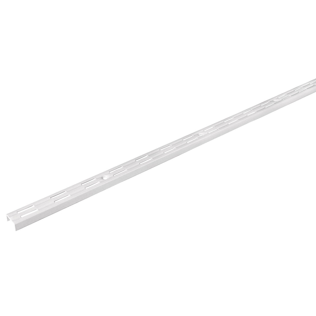 Cremallera doble blanca para ménsulas planas, 1m, FIERO