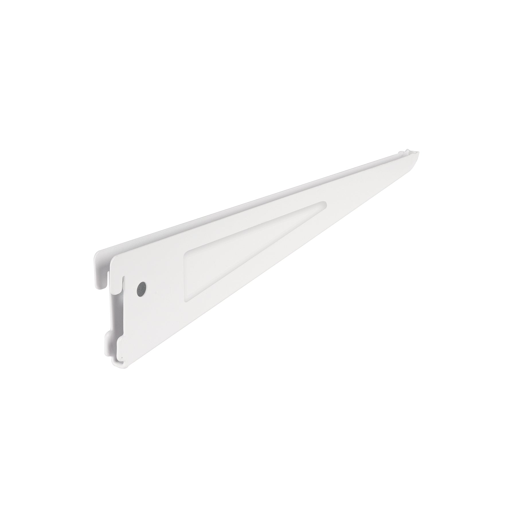 Ménsula plana blanca para cremallera doble, 32cm, FIERO