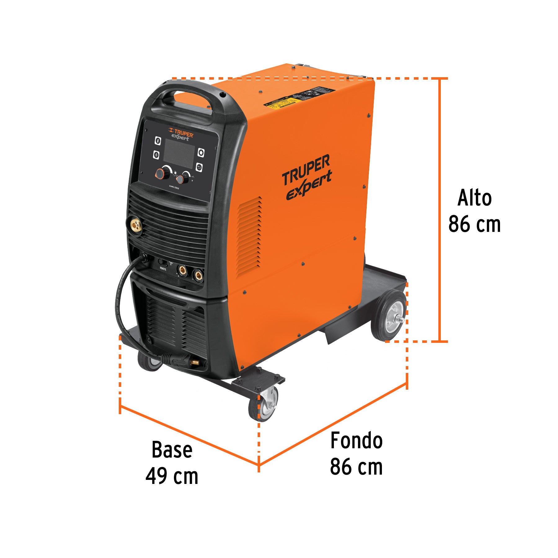Soldadora multiproceso de 250 A, TRUPER EXPERT