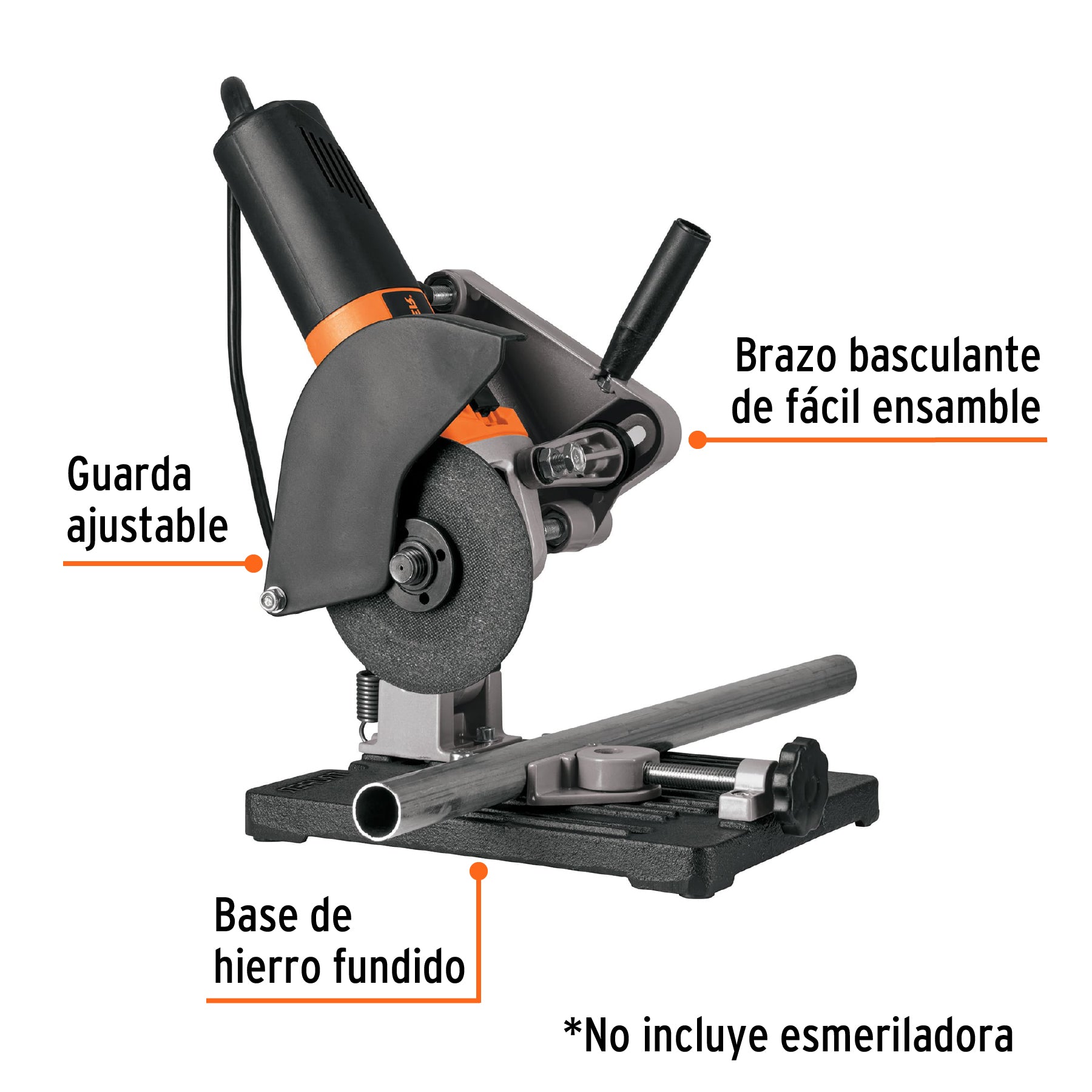 Soporte para esmeriladora angular de 4 1/2", TRUPER