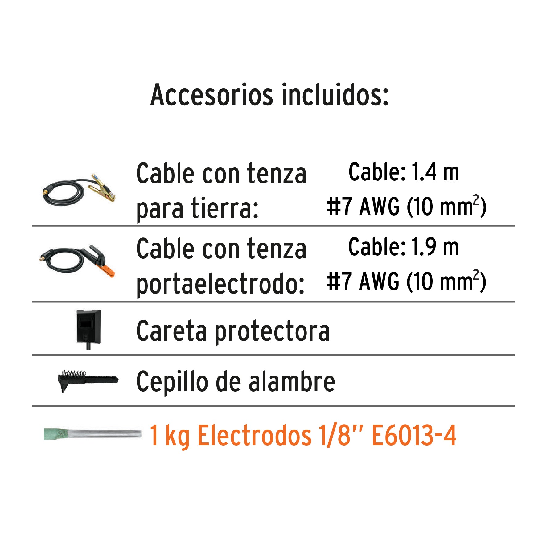 Soldadora arco eléctrico, corriente alterna 90 A, TRUPER