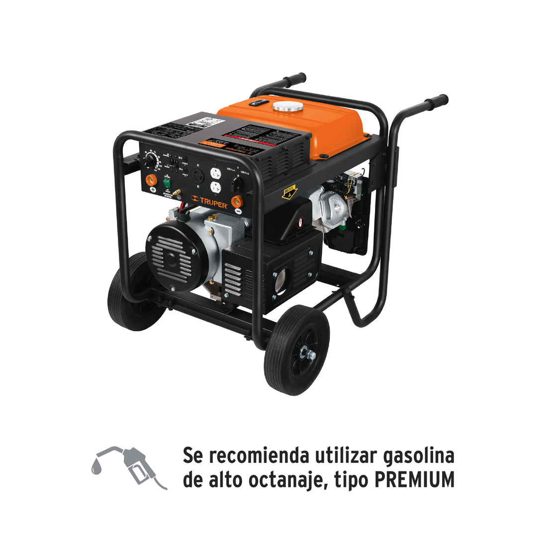 Soldadora a gasolina 145 A con generador, TRUPER