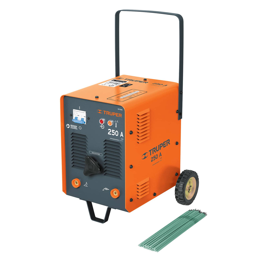 Soldadora de arco eléctrico, corriente alterna 210 A, TRUPER