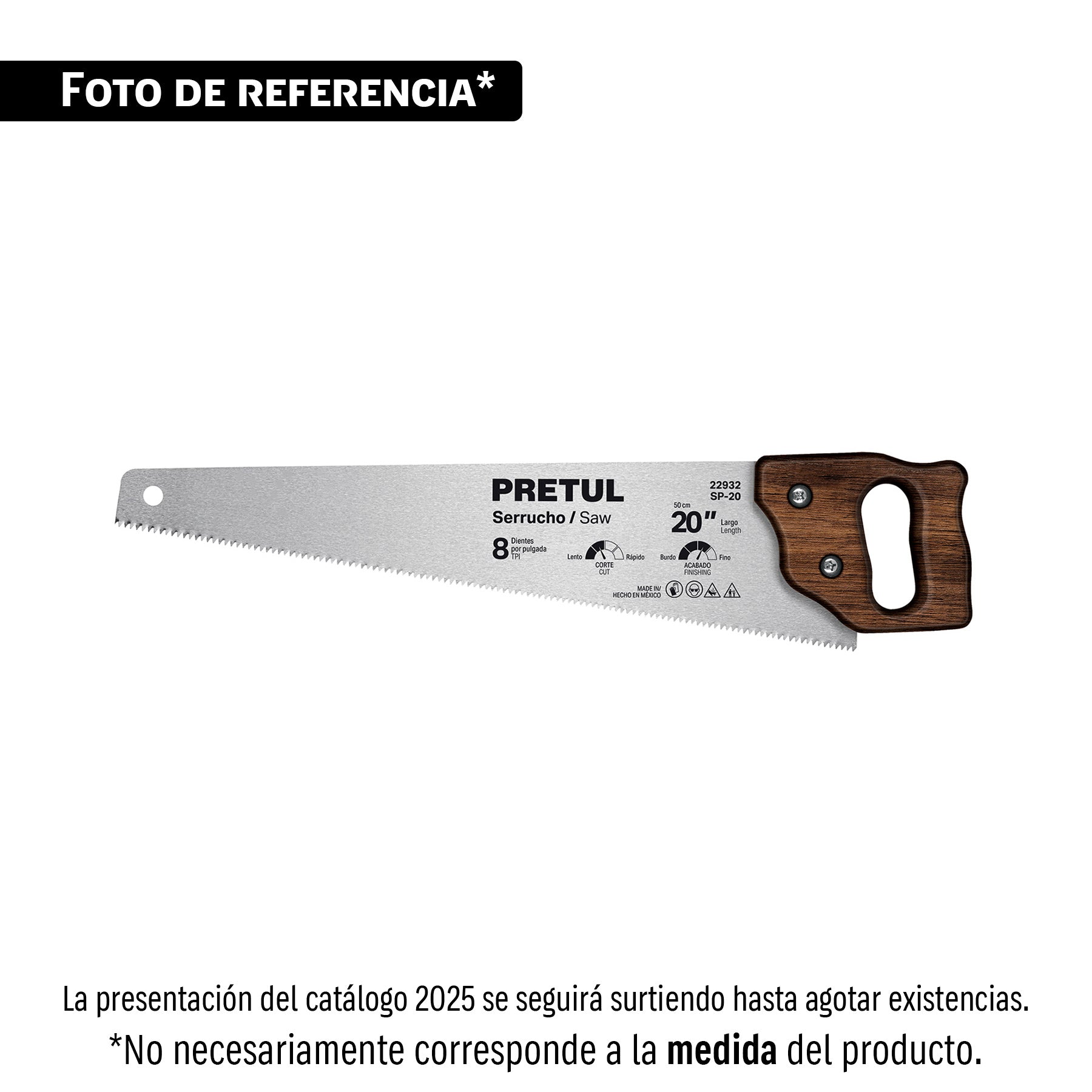 Serrucho 18" PRETUL