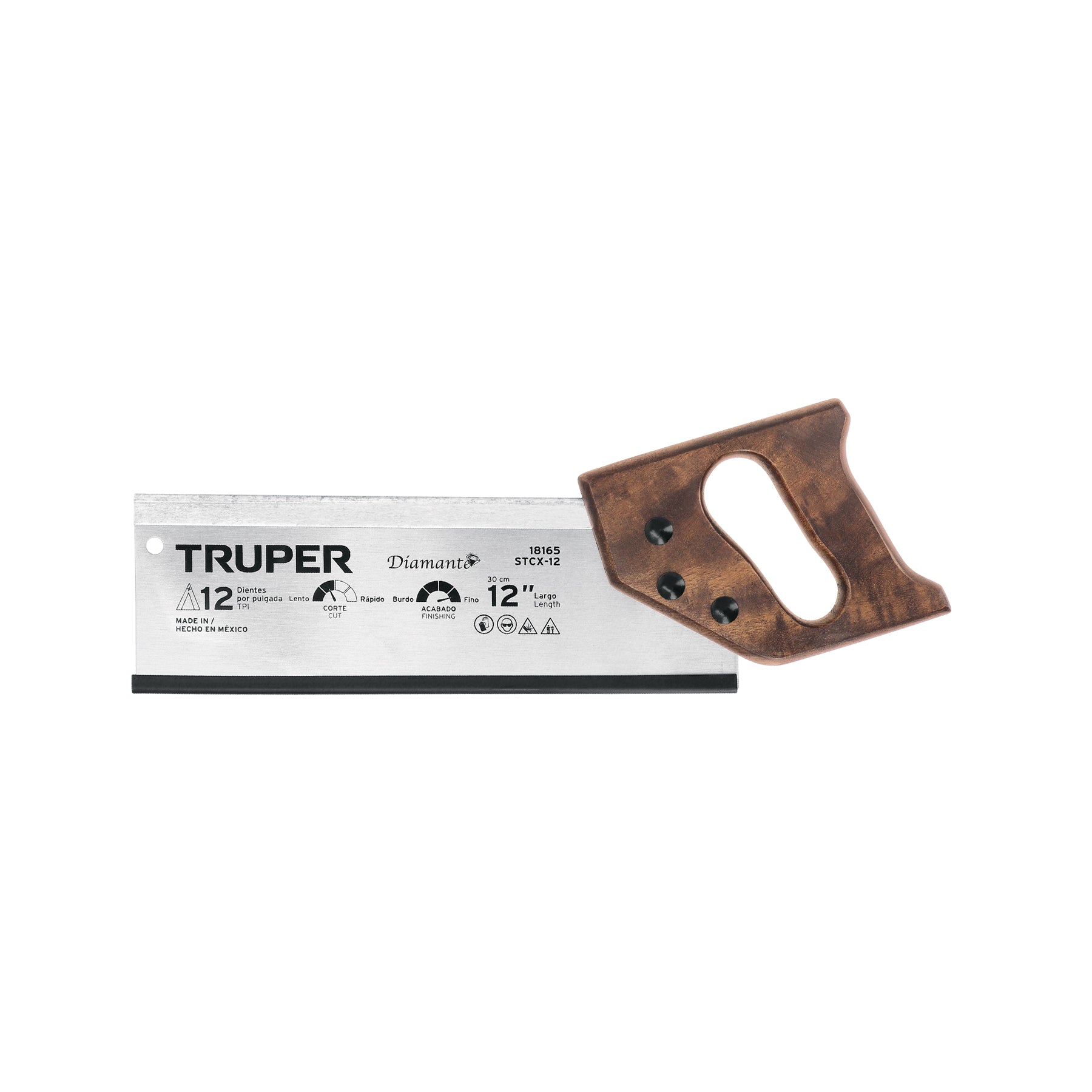Serrucho de costilla 12" Diamante, 12 DPP, TRUPER