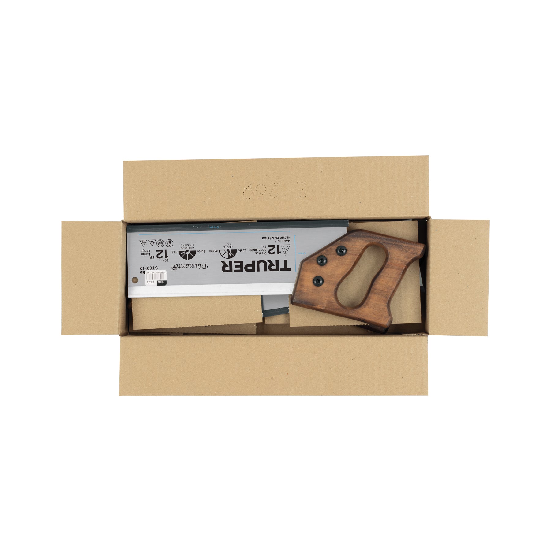 Serrucho de costilla 12" Diamante, 12 DPP, TRUPER