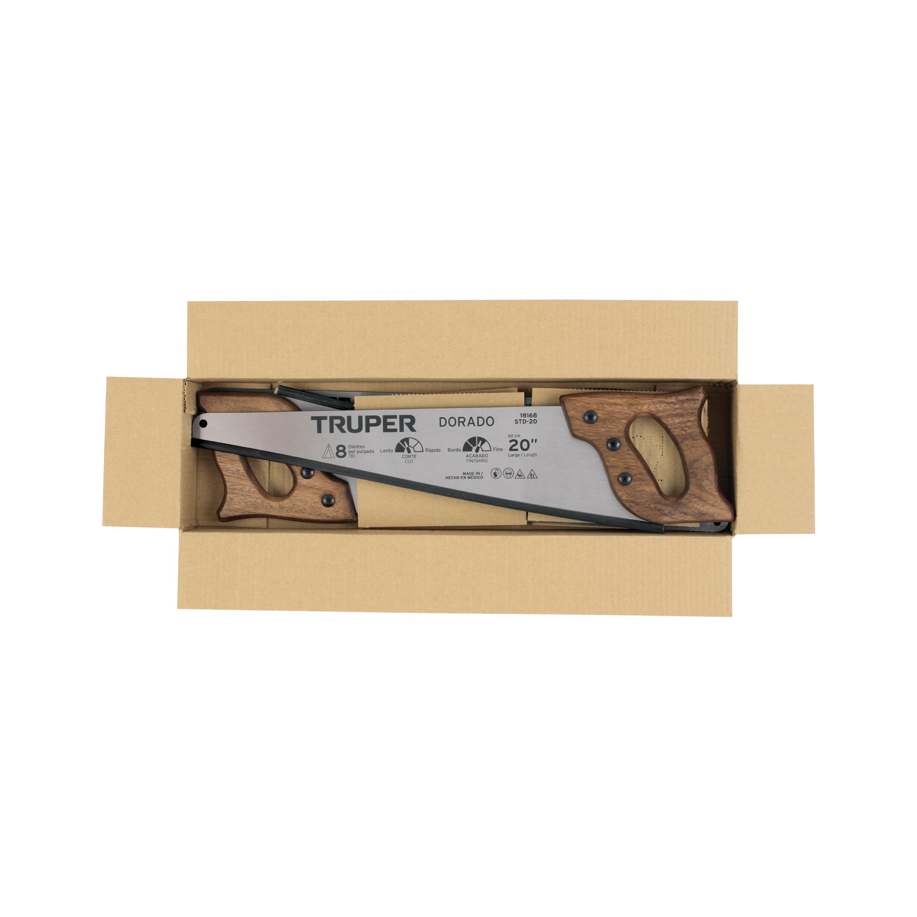 Serrucho 20" Dorado, 8 DPP, TRUPER