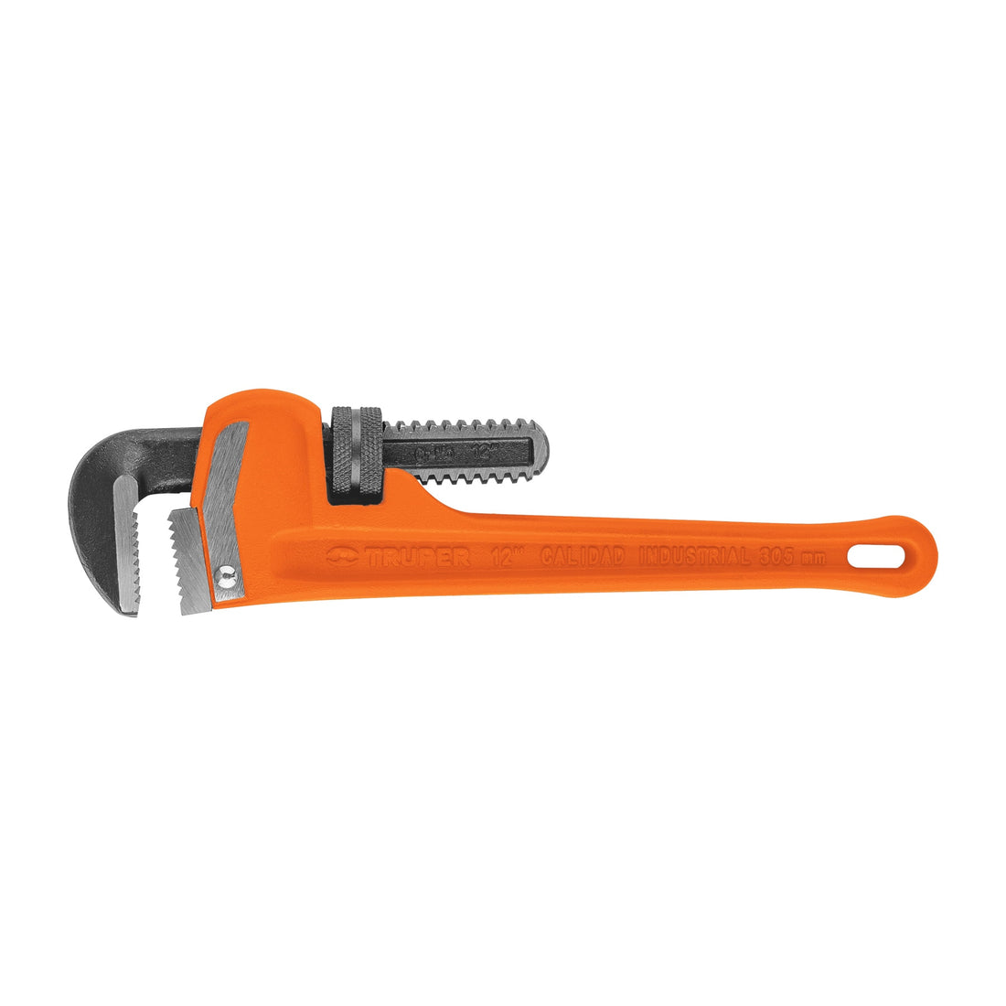 Llave stilson 12" cuerpo robusto de hierro dúctil, TRUPER