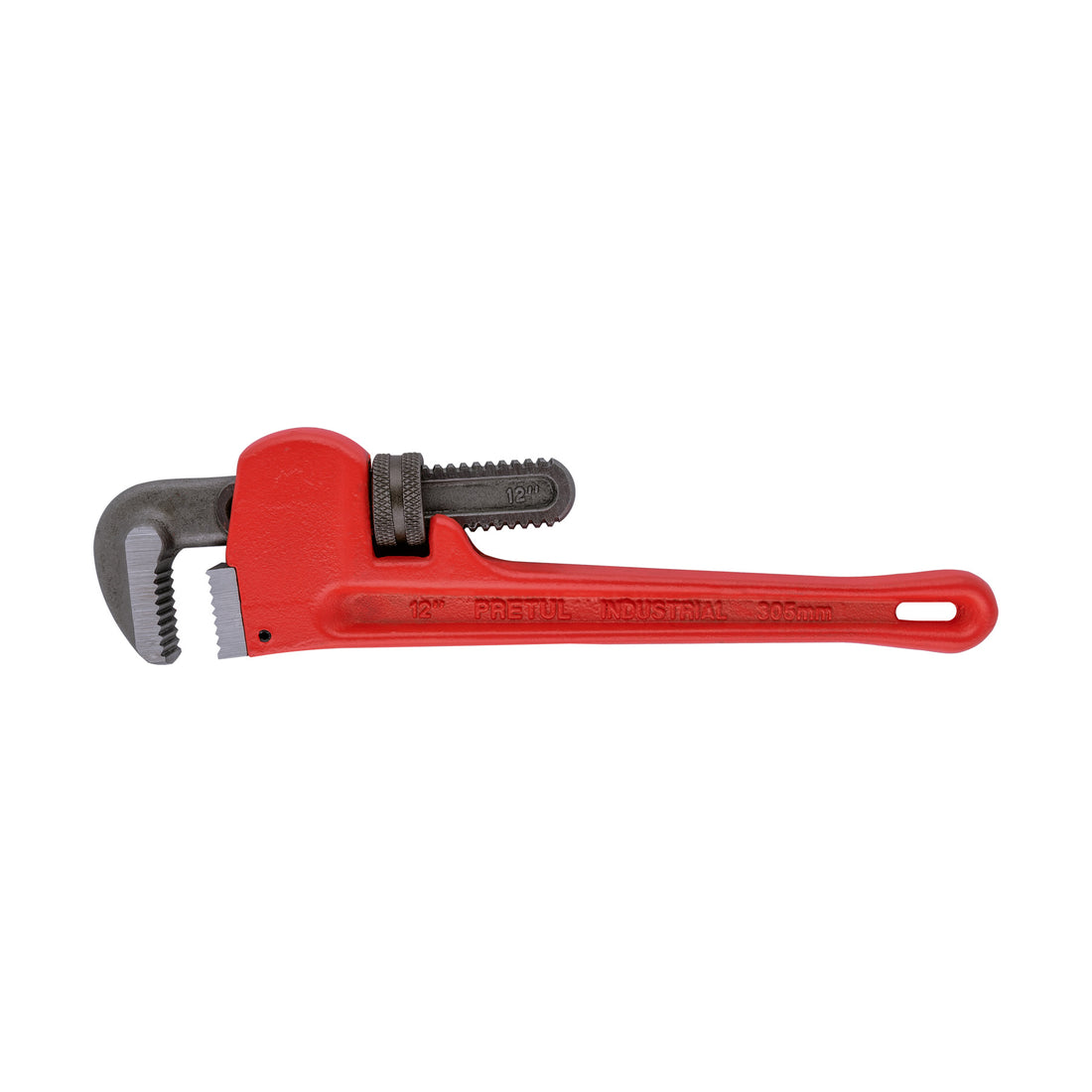 Llave stilson 12" cuerpo de hierro maleable, PRETUL