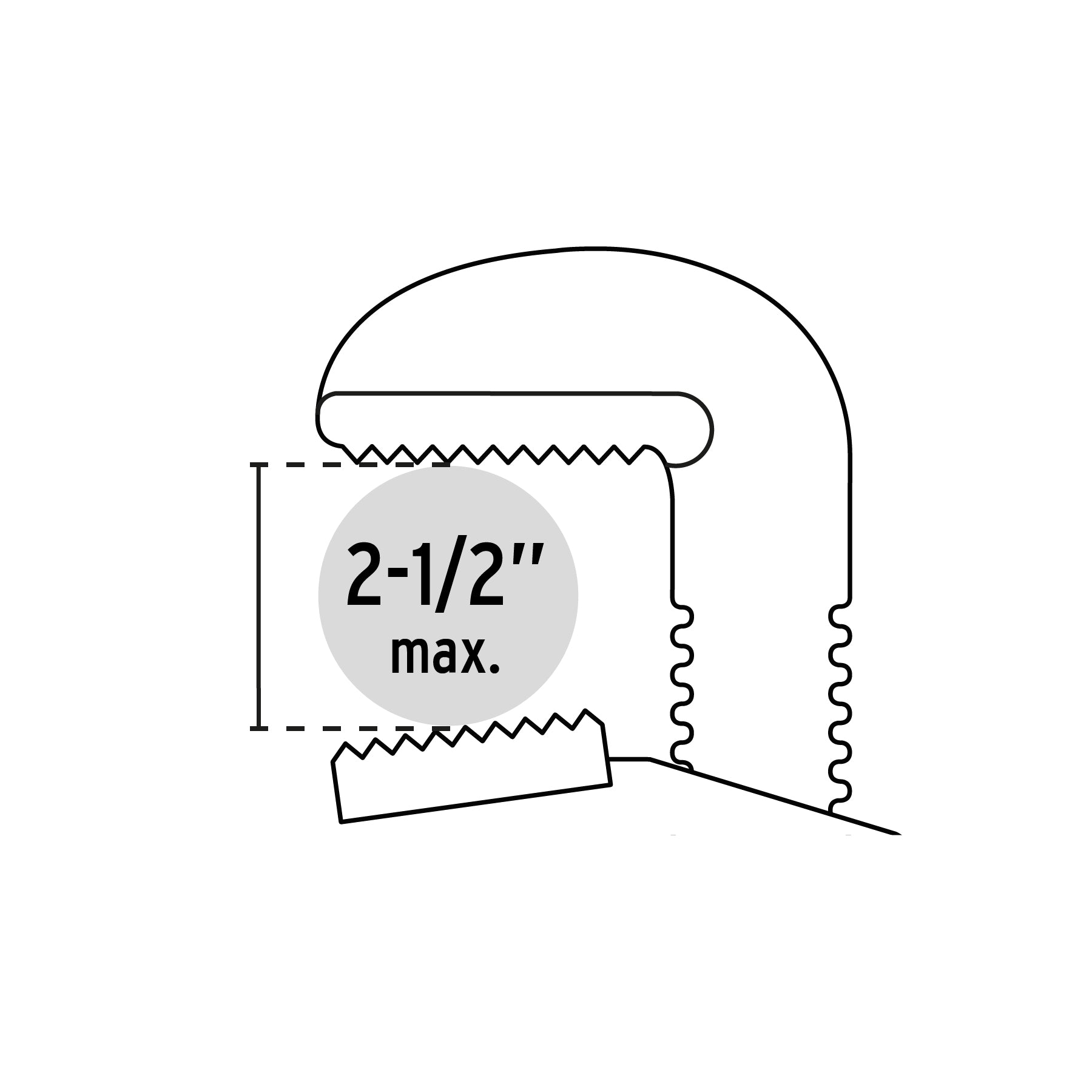 Llave stilson 24" cuerpo de hierro maleable, PRETUL