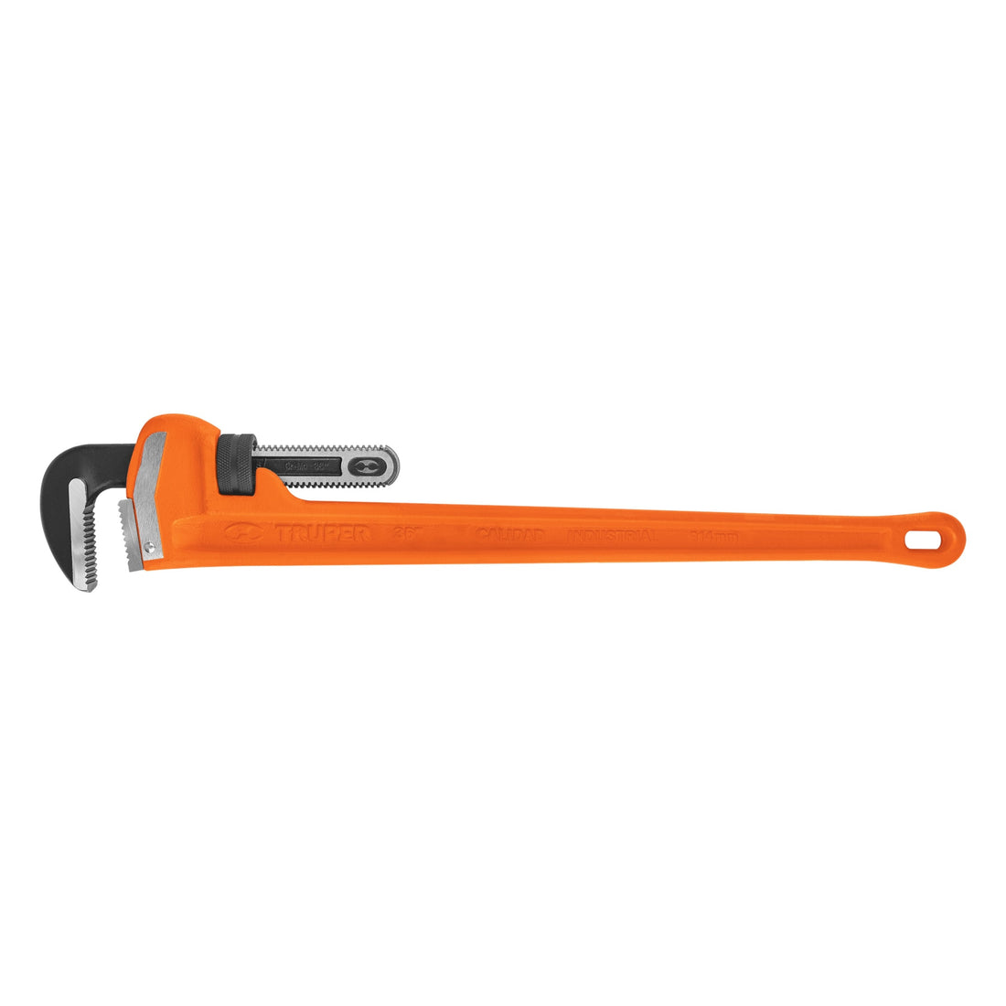 Llave stilson 36" cuerpo robusto de hierro dúctil, TRUPER