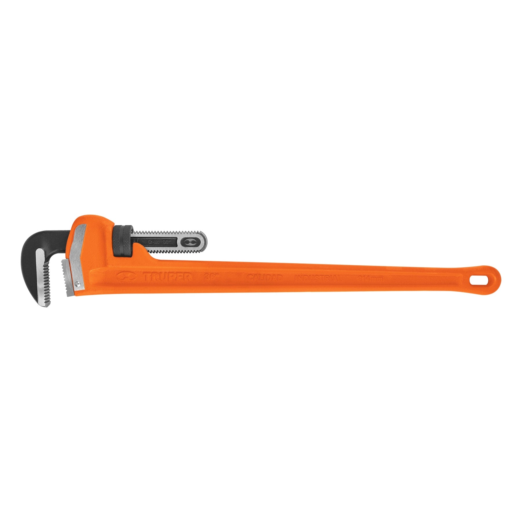 Llave stilson 36" cuerpo robusto de hierro dúctil, TRUPER