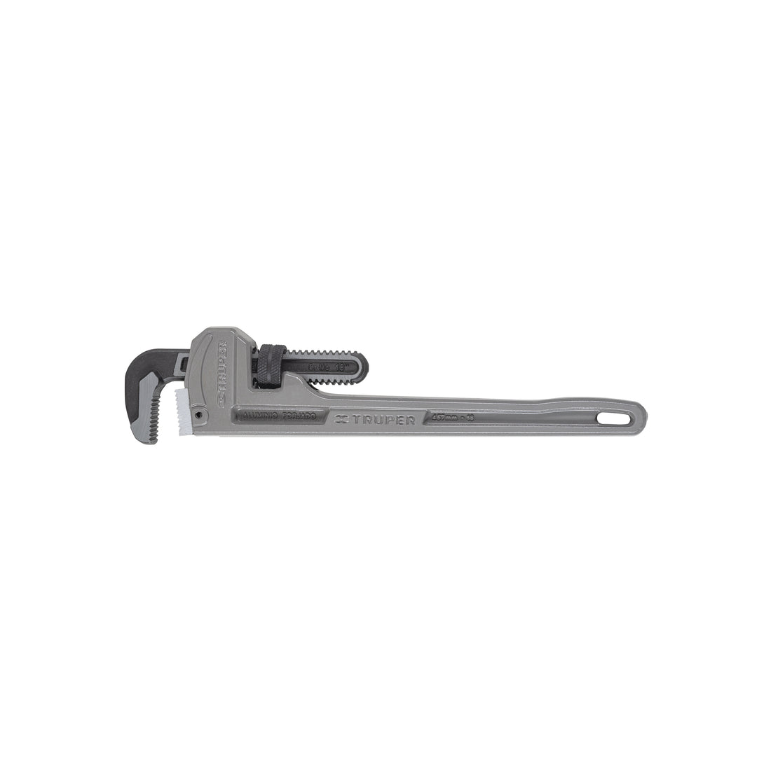 Llave stilson 18" cuerpo de aluminio, TRUPER