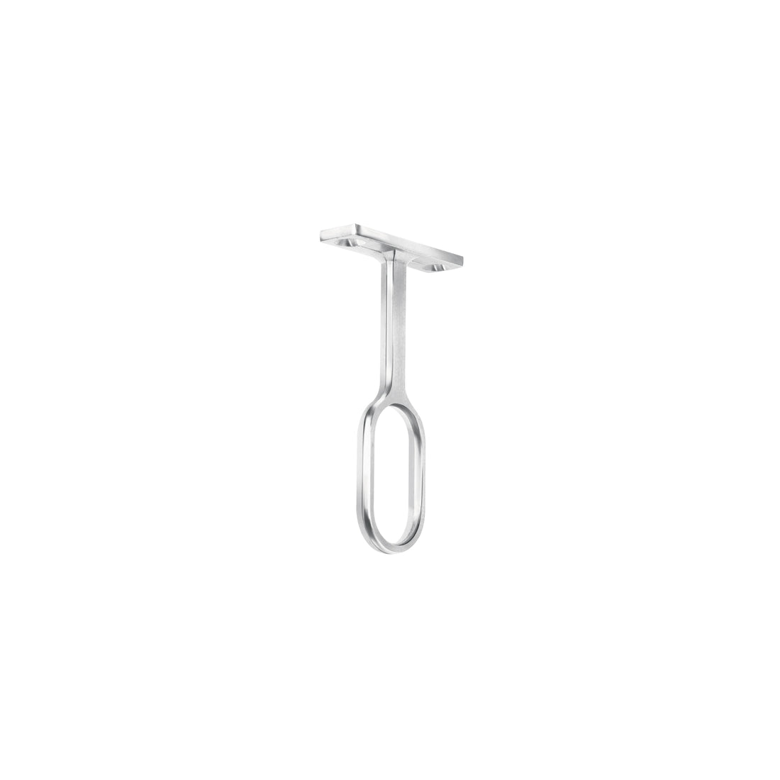 Soporte central para tubo ovalado de clóset, HERMEX