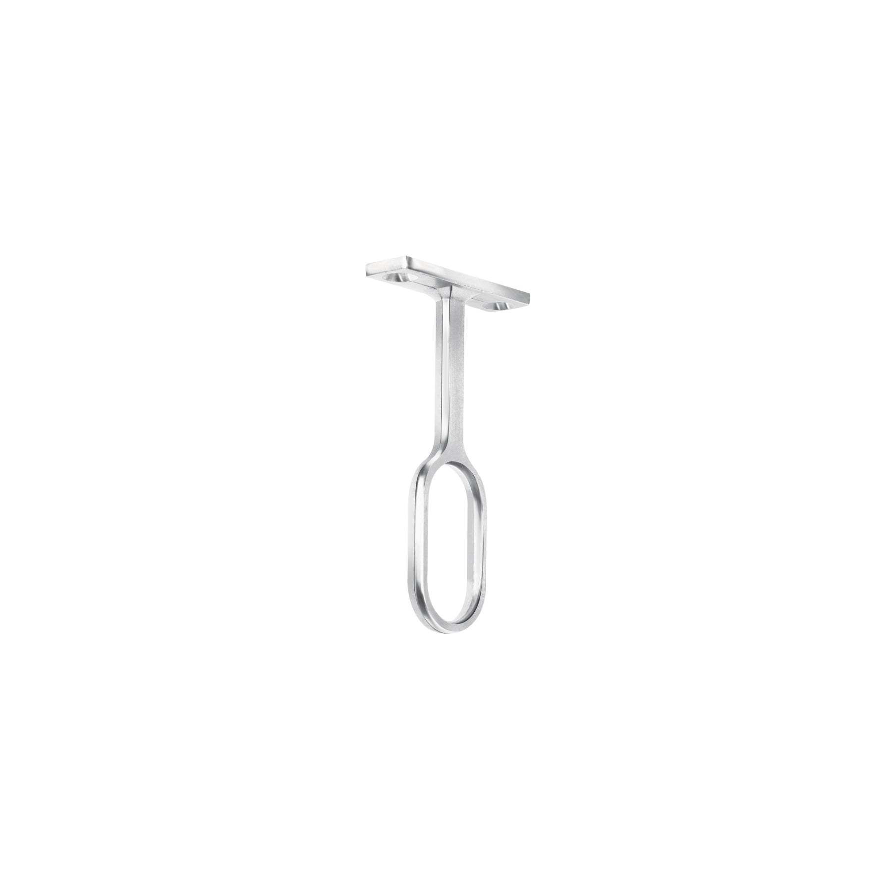 Soporte central para tubo ovalado de clóset, HERMEX