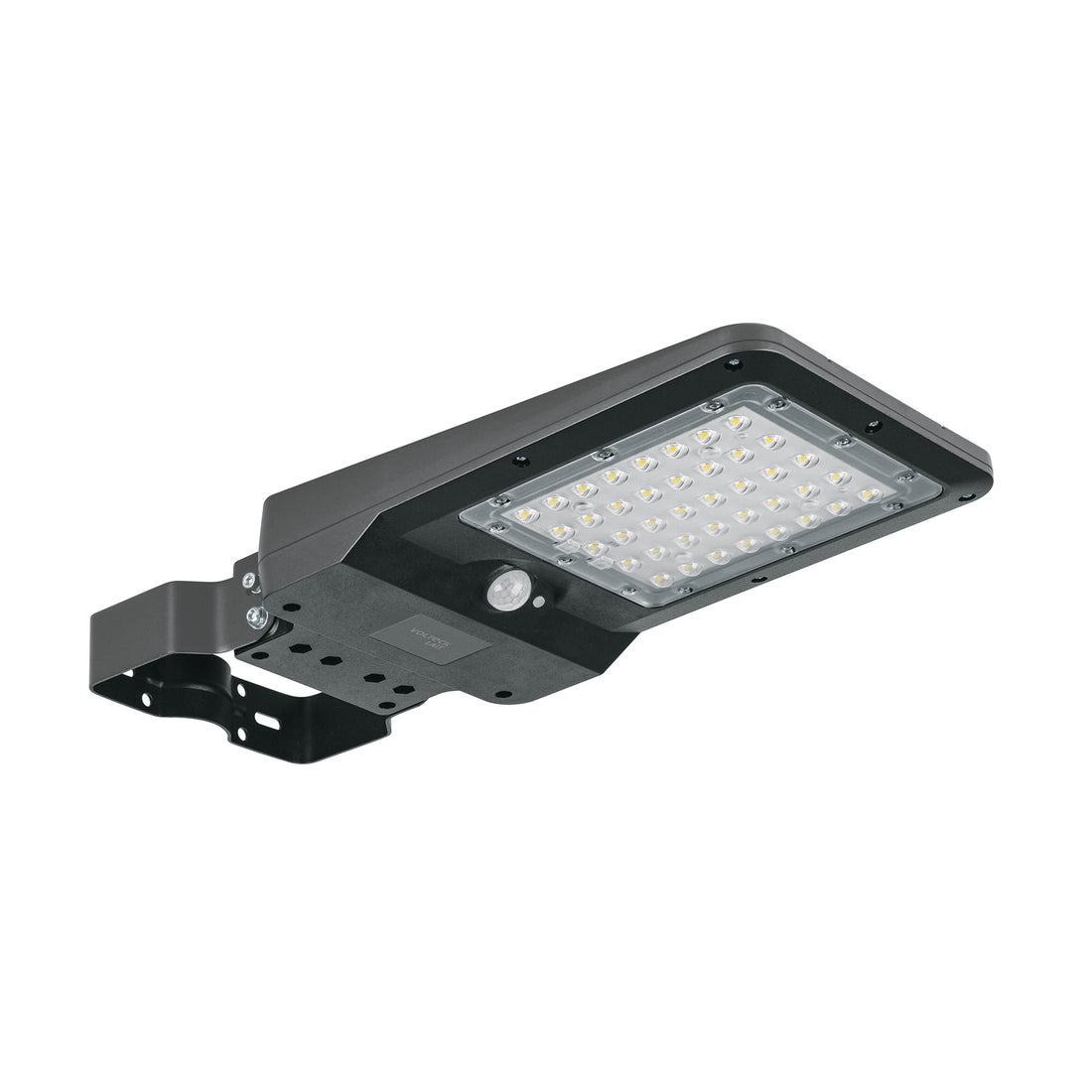 Luminario suburbano solar LED 8 W 6500 K con sensor de luz